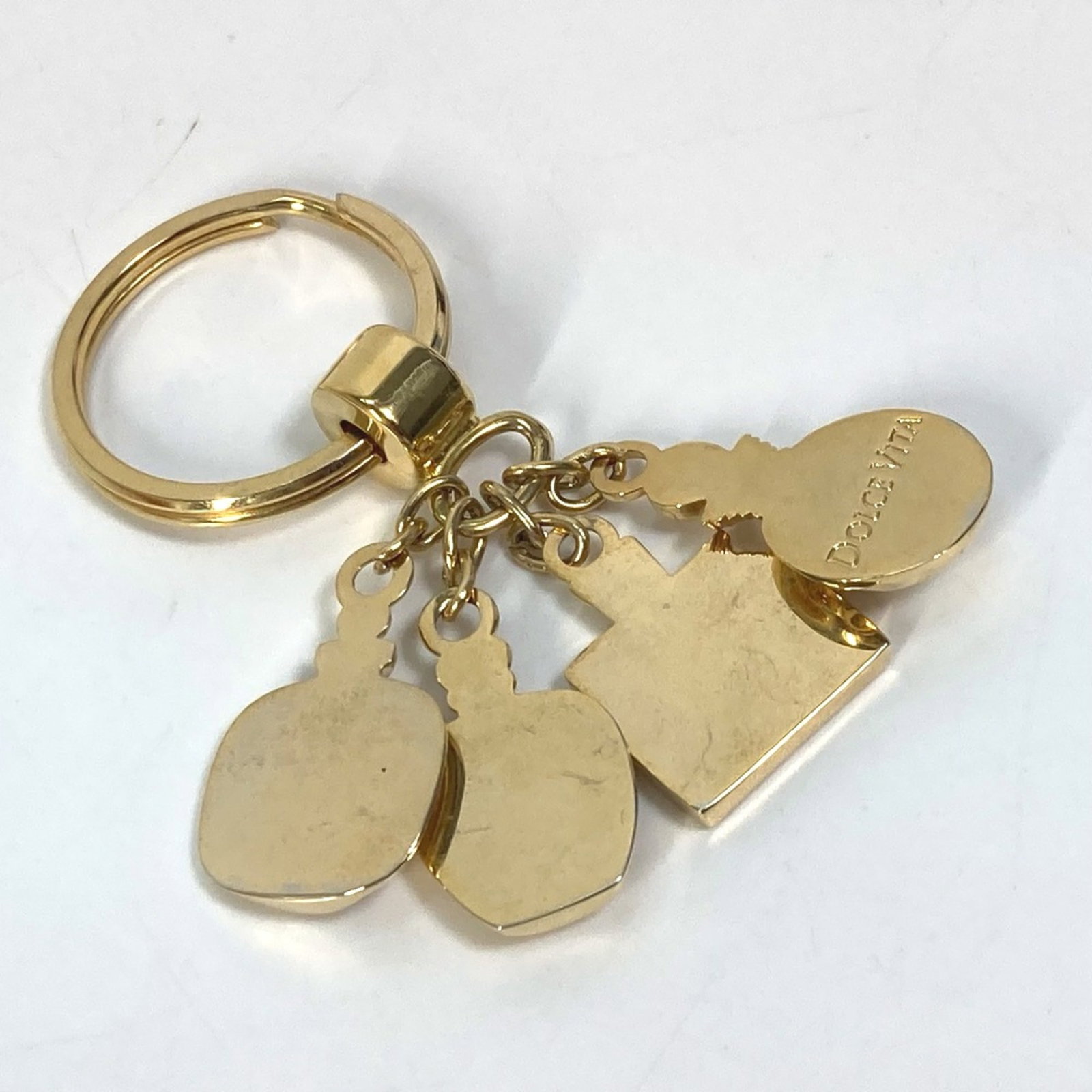 Dior Gold Plated Keyring - 8