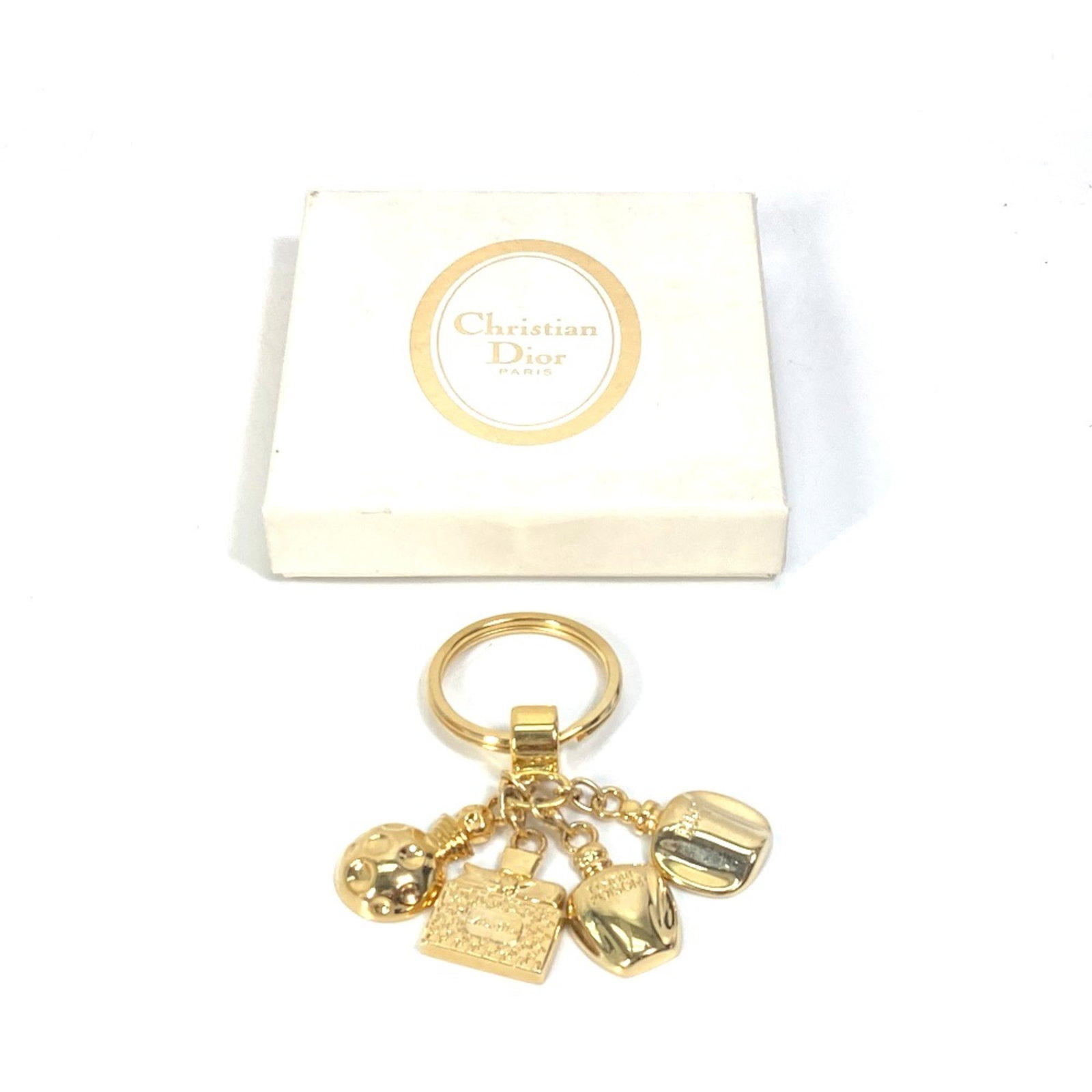 Dior Gold Plated Keyring - 9