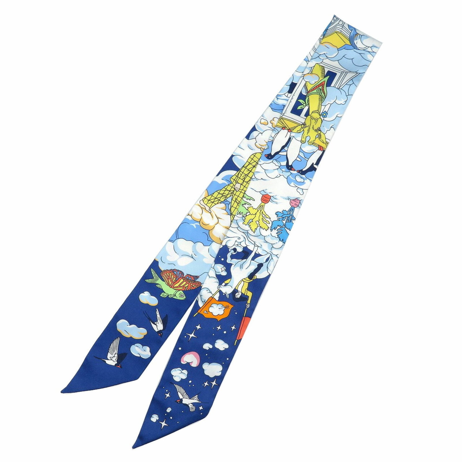Silk Hermes Scarf - 2