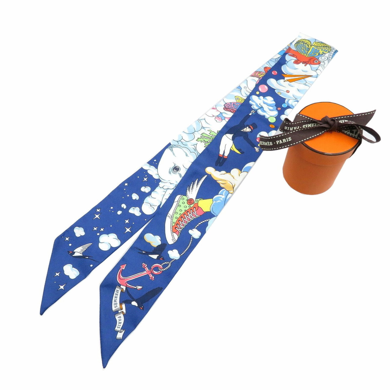 Silk Hermes Scarf - 3