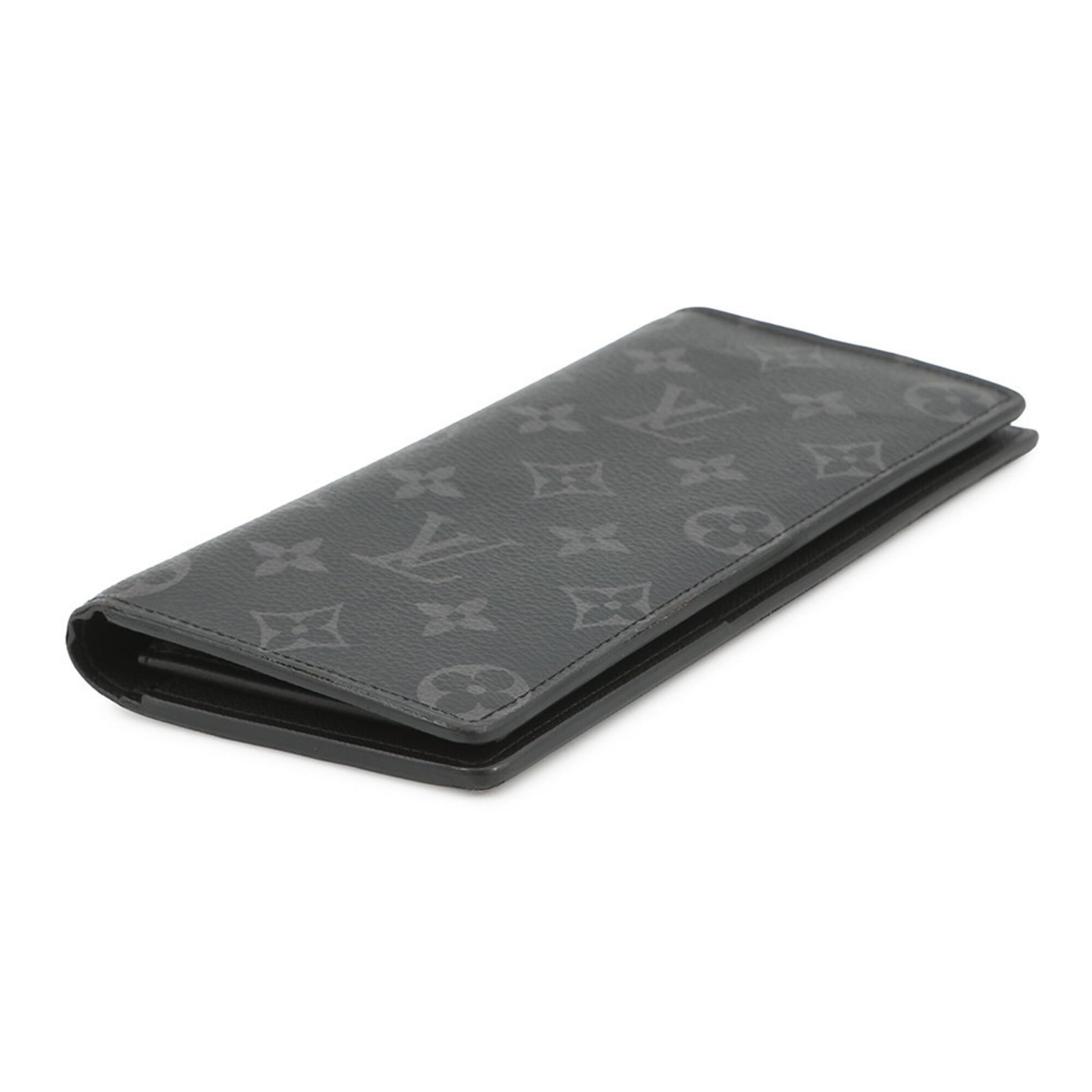 Vuitton Louis Long Wallet Bi Fold Monogram Eclipse - 2