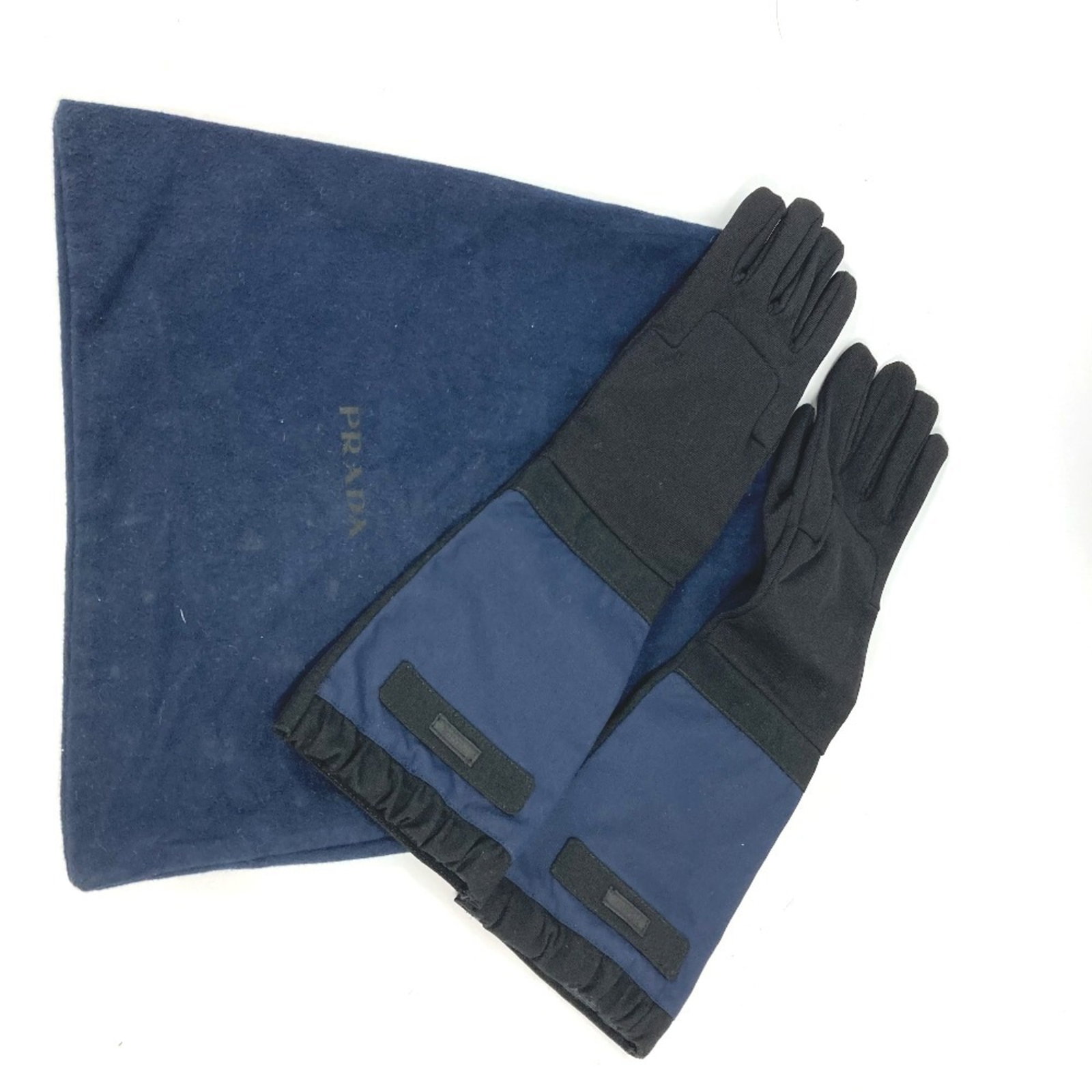 Nylon Rayon Gloves by Prada - 12