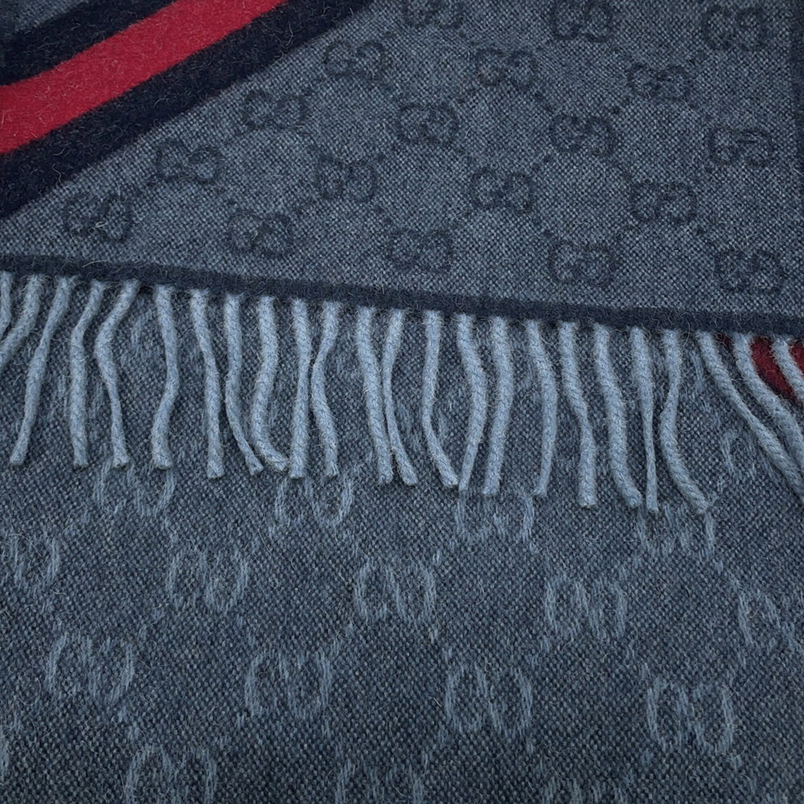 Alpaca Wool 75% Gucci Stole - 4