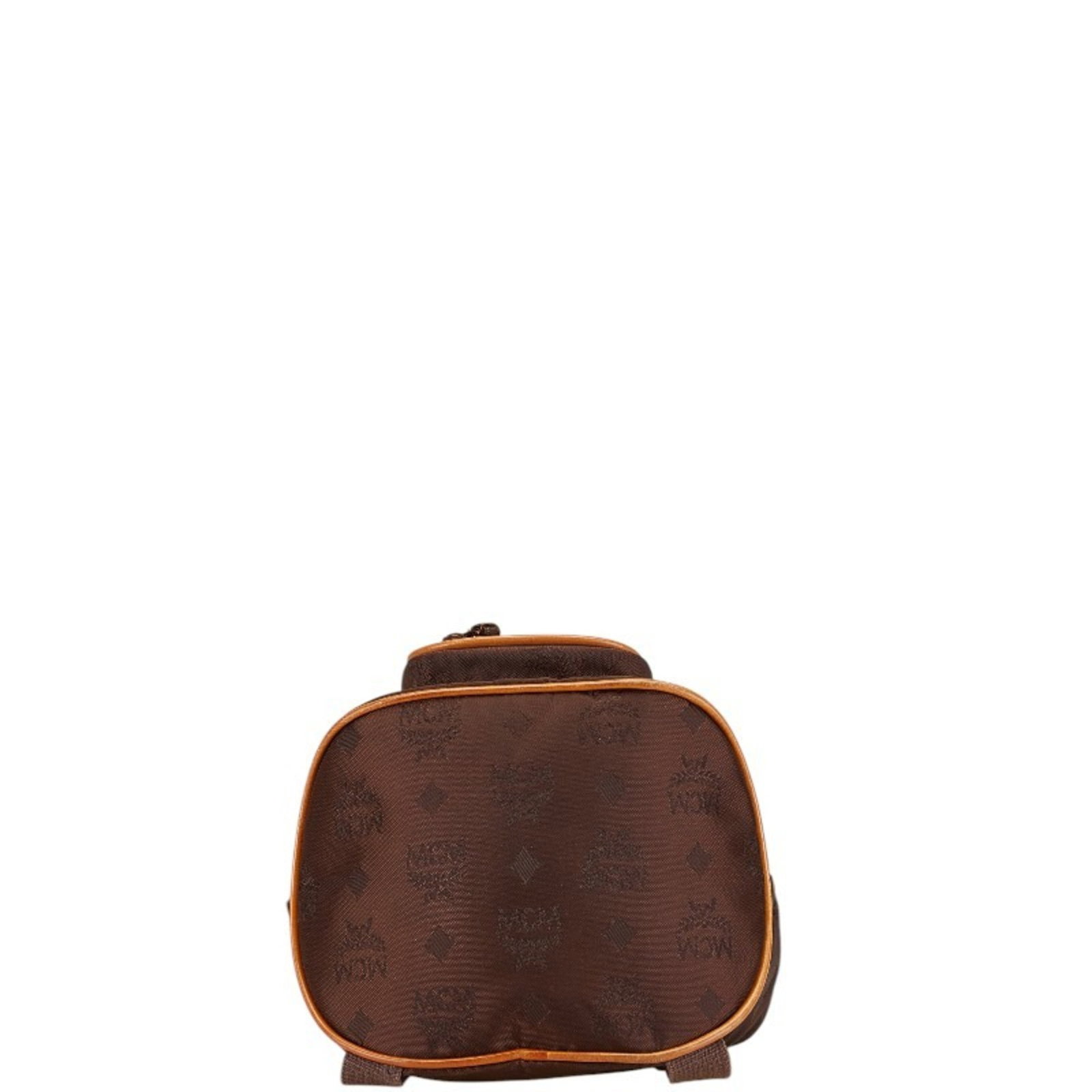 Nylon Leather Backpack - 3