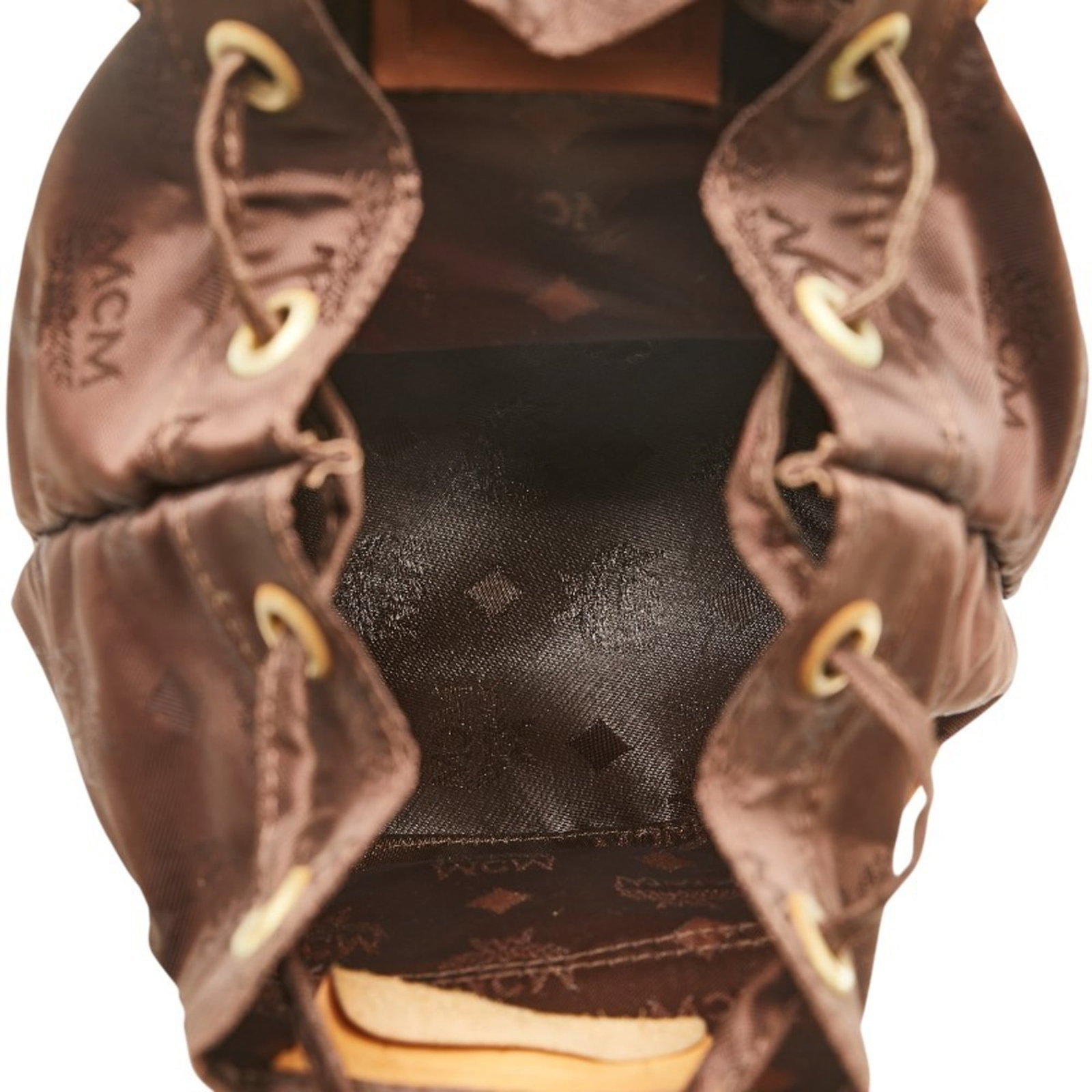 Nylon Leather Backpack - 4