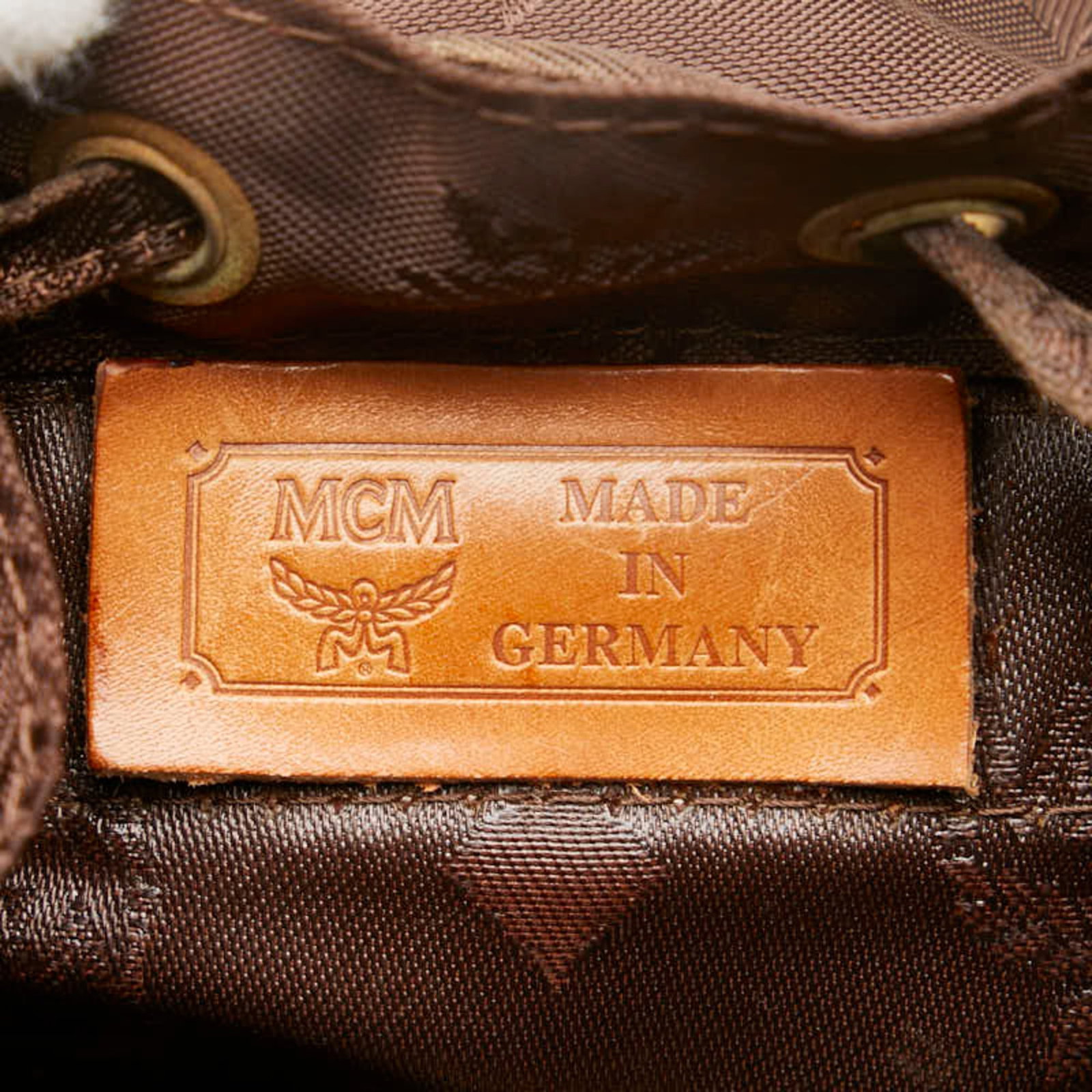 Nylon Leather Backpack - 6