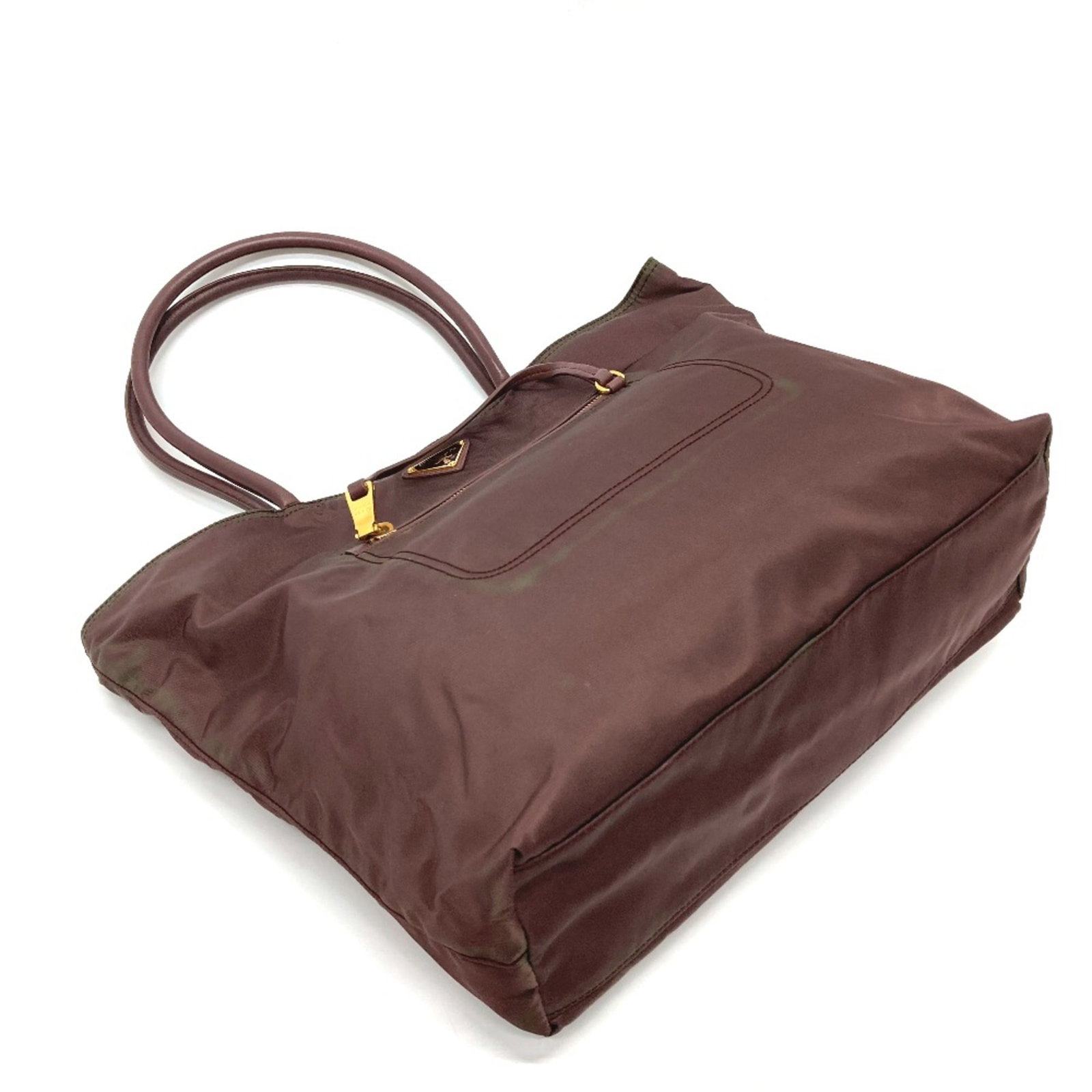 Leather Prada Tote Bag - 4