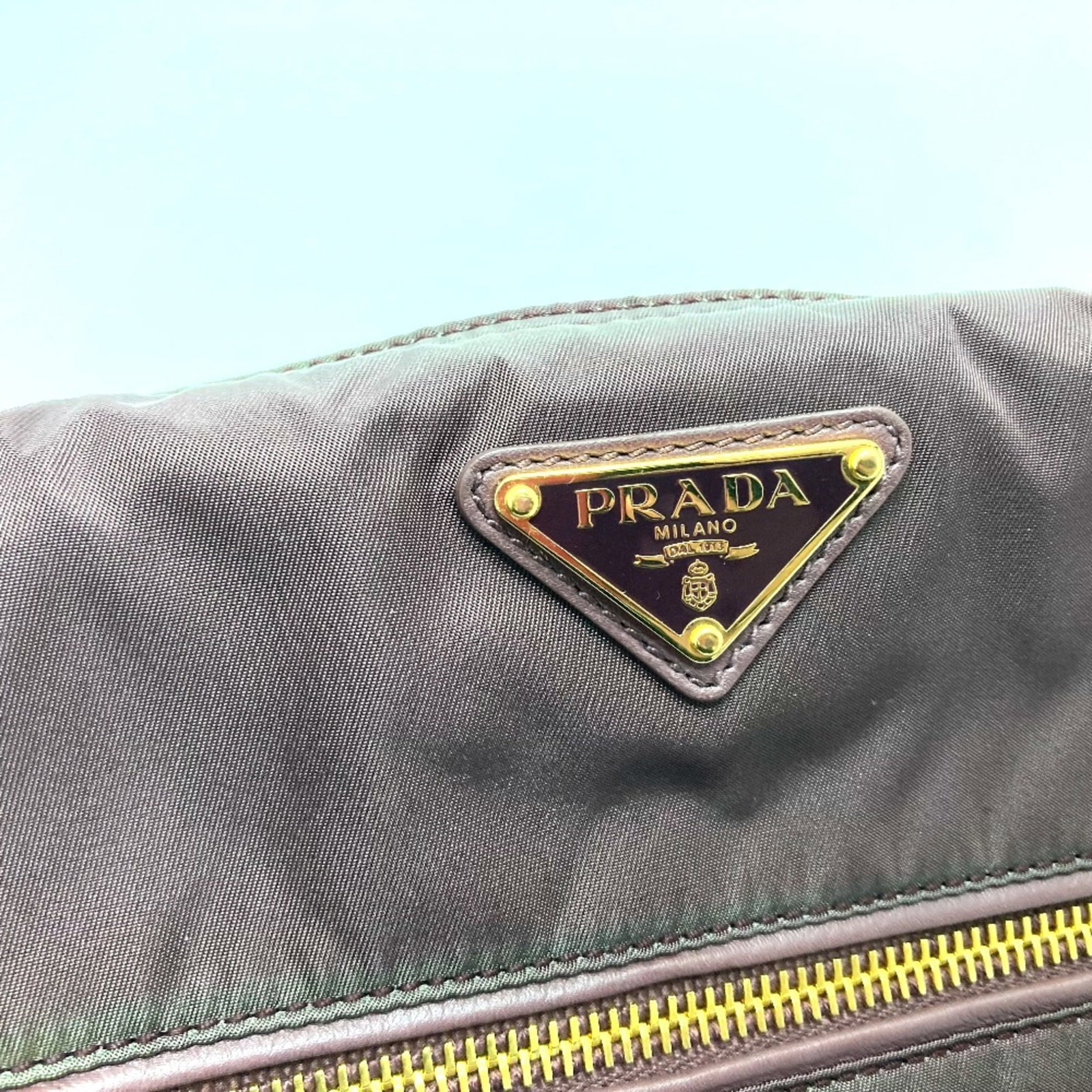 Leather Prada Tote Bag - 5