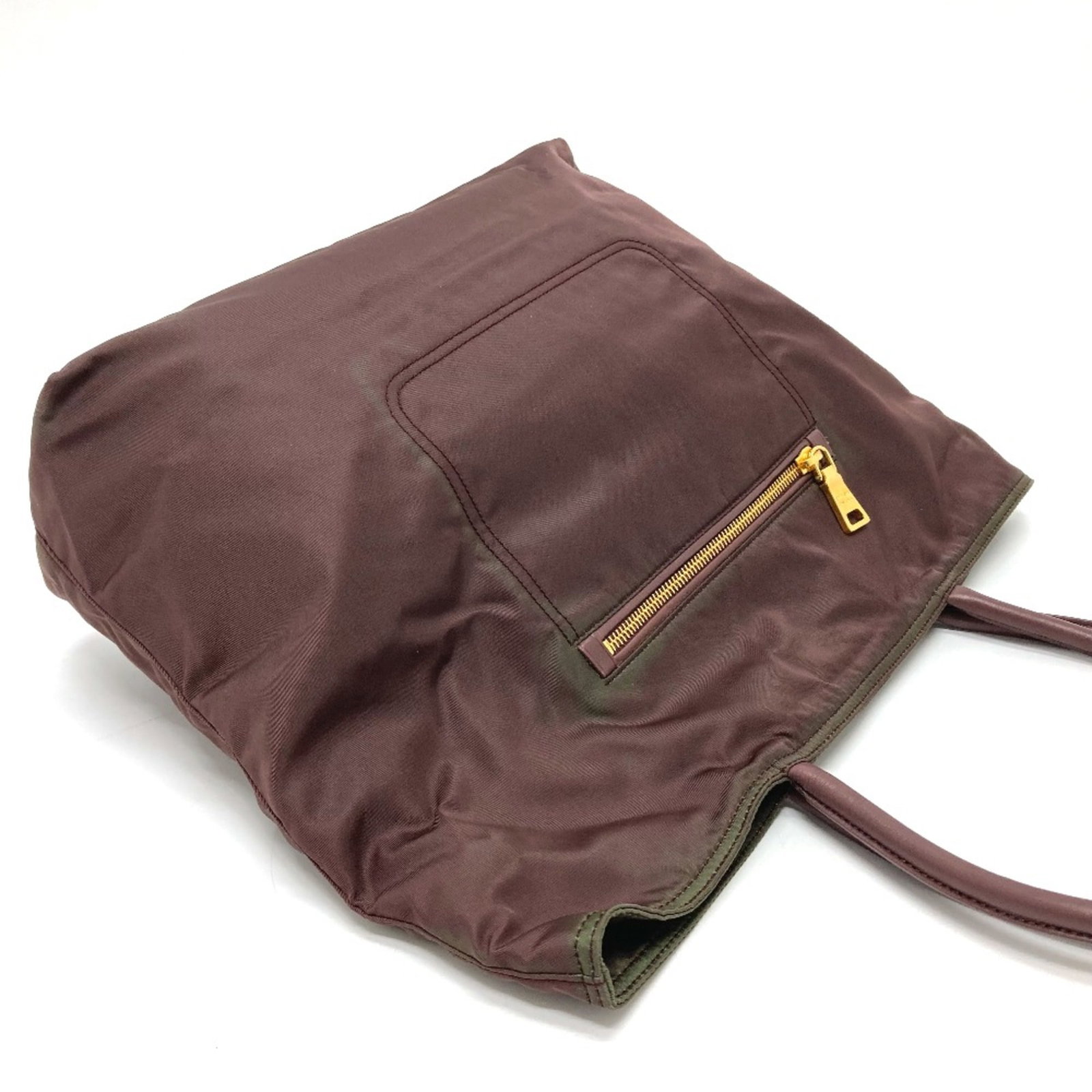 Leather Prada Tote Bag - 6