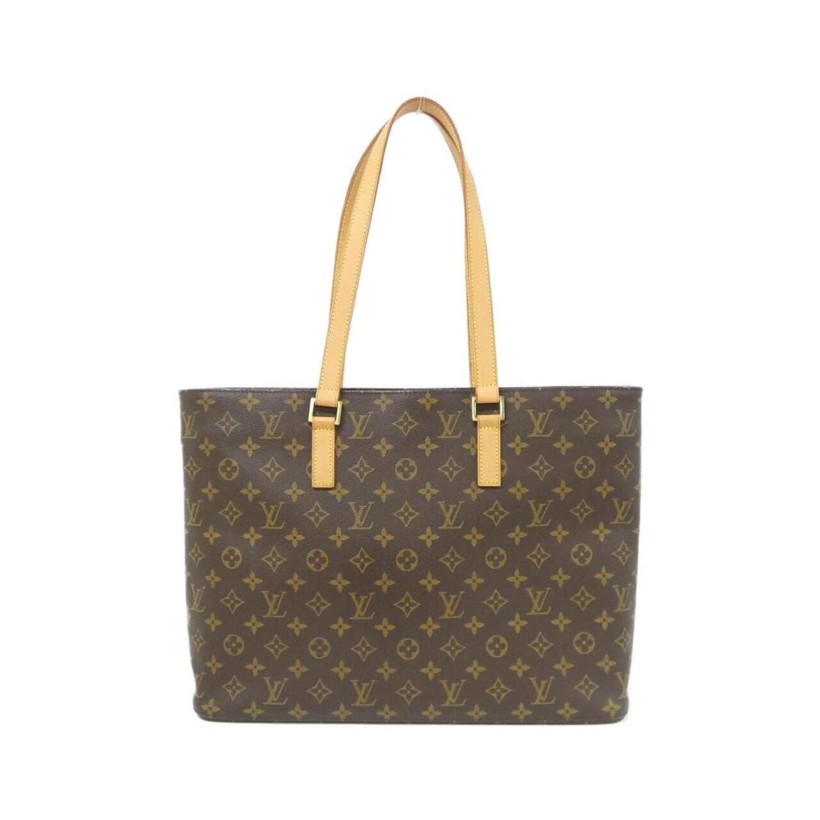 Canvas coated handbag Louis Vuitton: Canvas coated handbag Louis Vuitton This Louis Vuitton handbag boasts a classic brown coated canvas design, perfectly balanced by its sleek size and sturdy construction. A few subtle signs of wear can