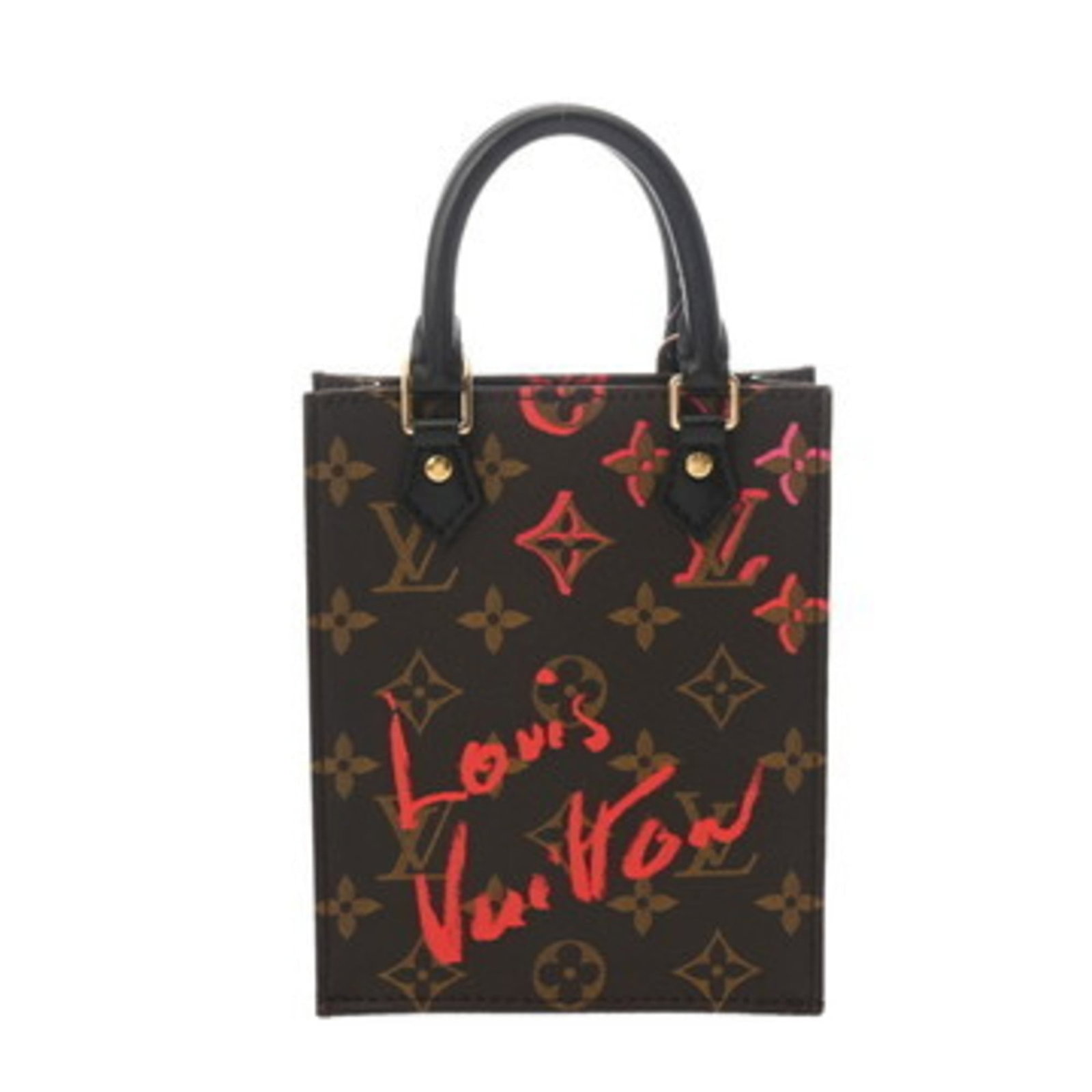 Canvas monogram handbag Vuitton Louis: Canvas monogram handbag Vuitton Louis Canvas monogram handbag in brown, featuring the iconic Louis Vuitton design. This used (very good) bag has some scratches and dirt, but remains in excellent