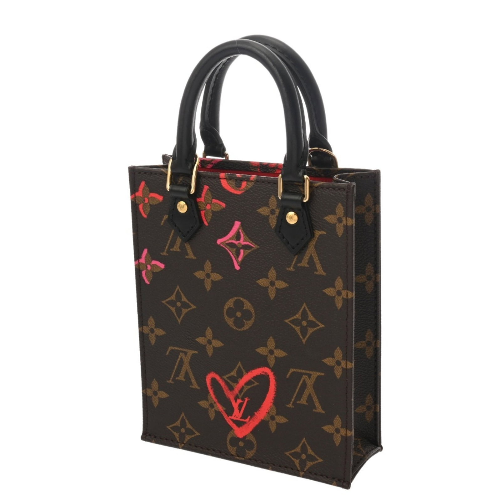 Canvas monogram handbag Vuitton Louis - 3