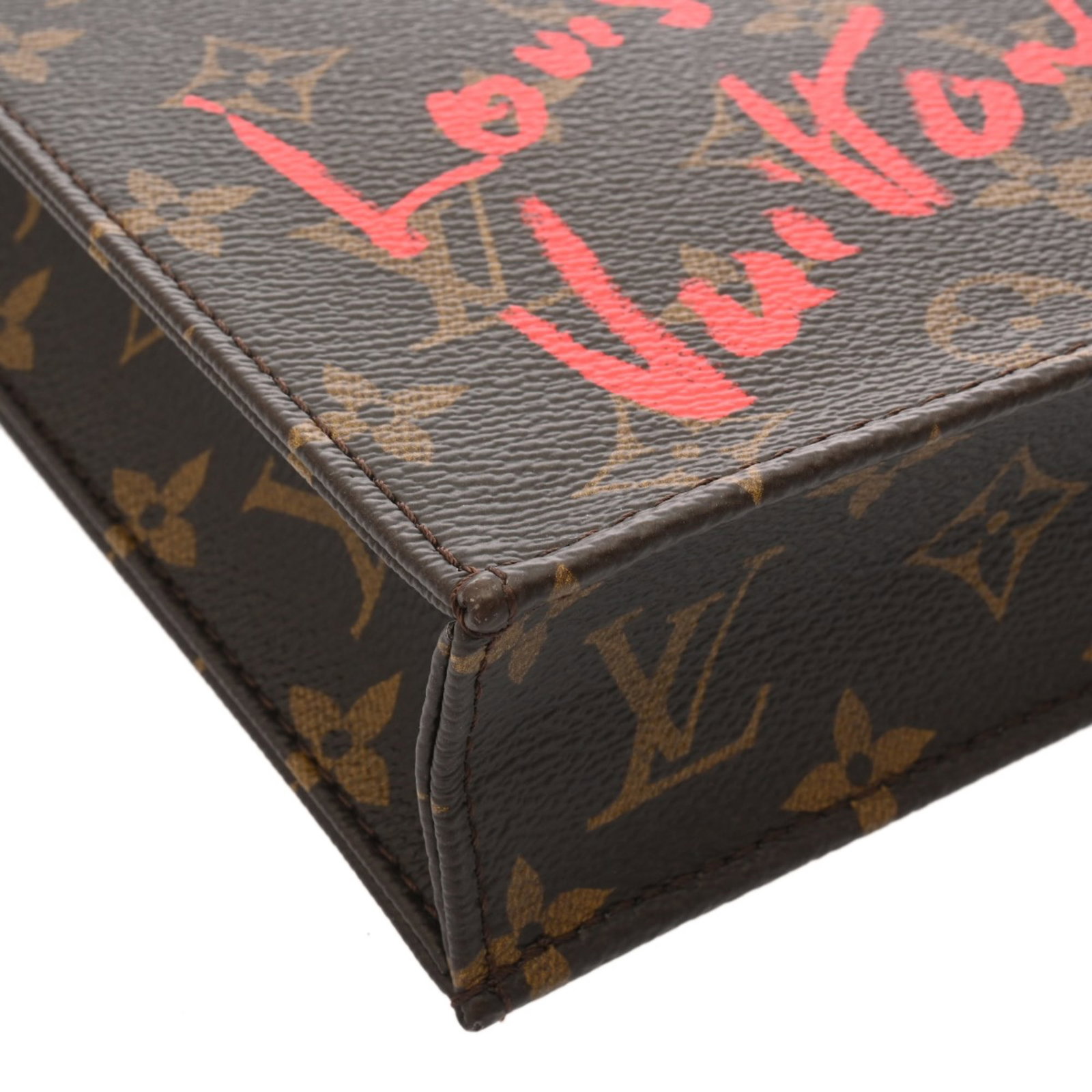 Canvas monogram handbag Vuitton Louis - 8