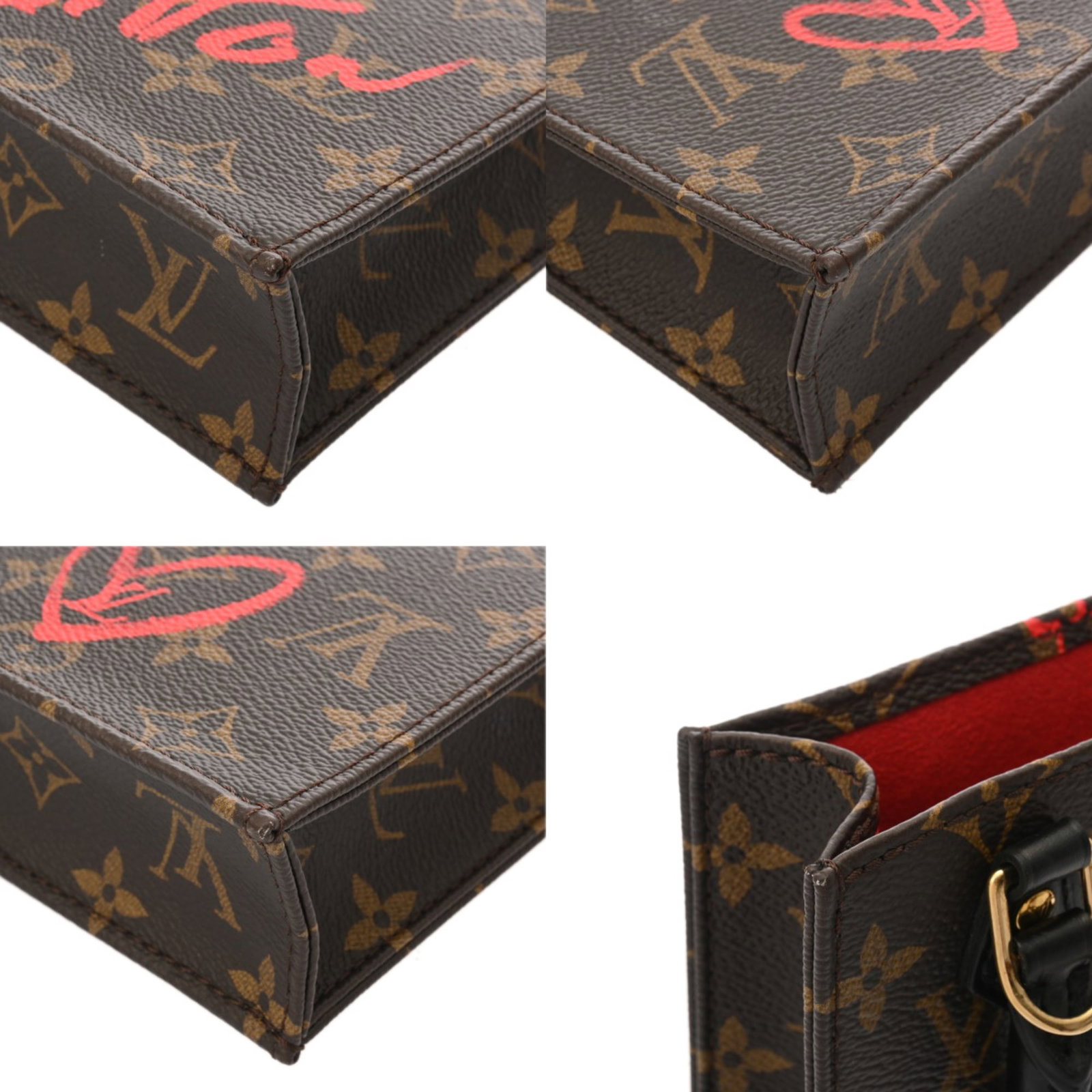 Canvas monogram handbag Vuitton Louis - 9