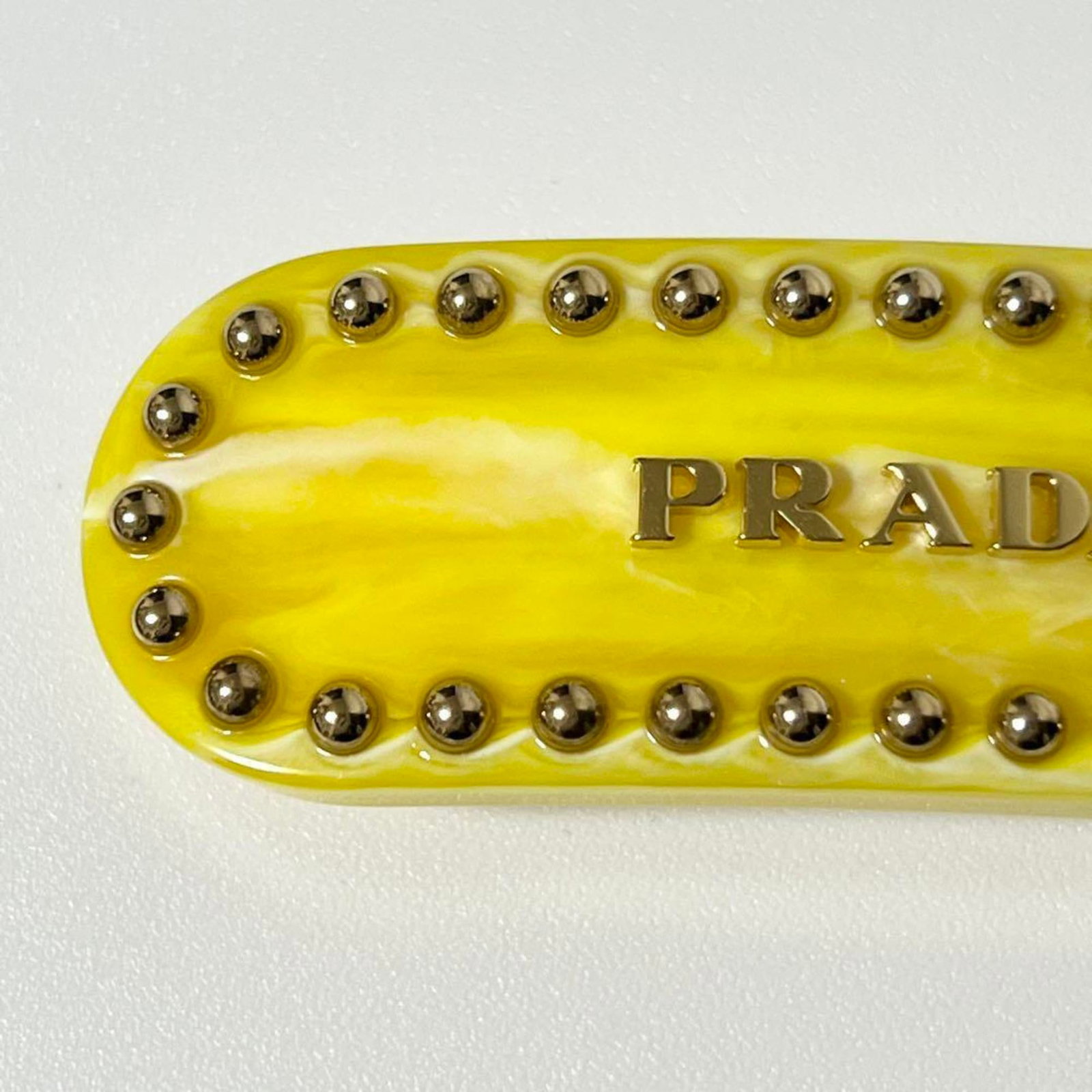 Prada Barrette Metal Plastic - 6