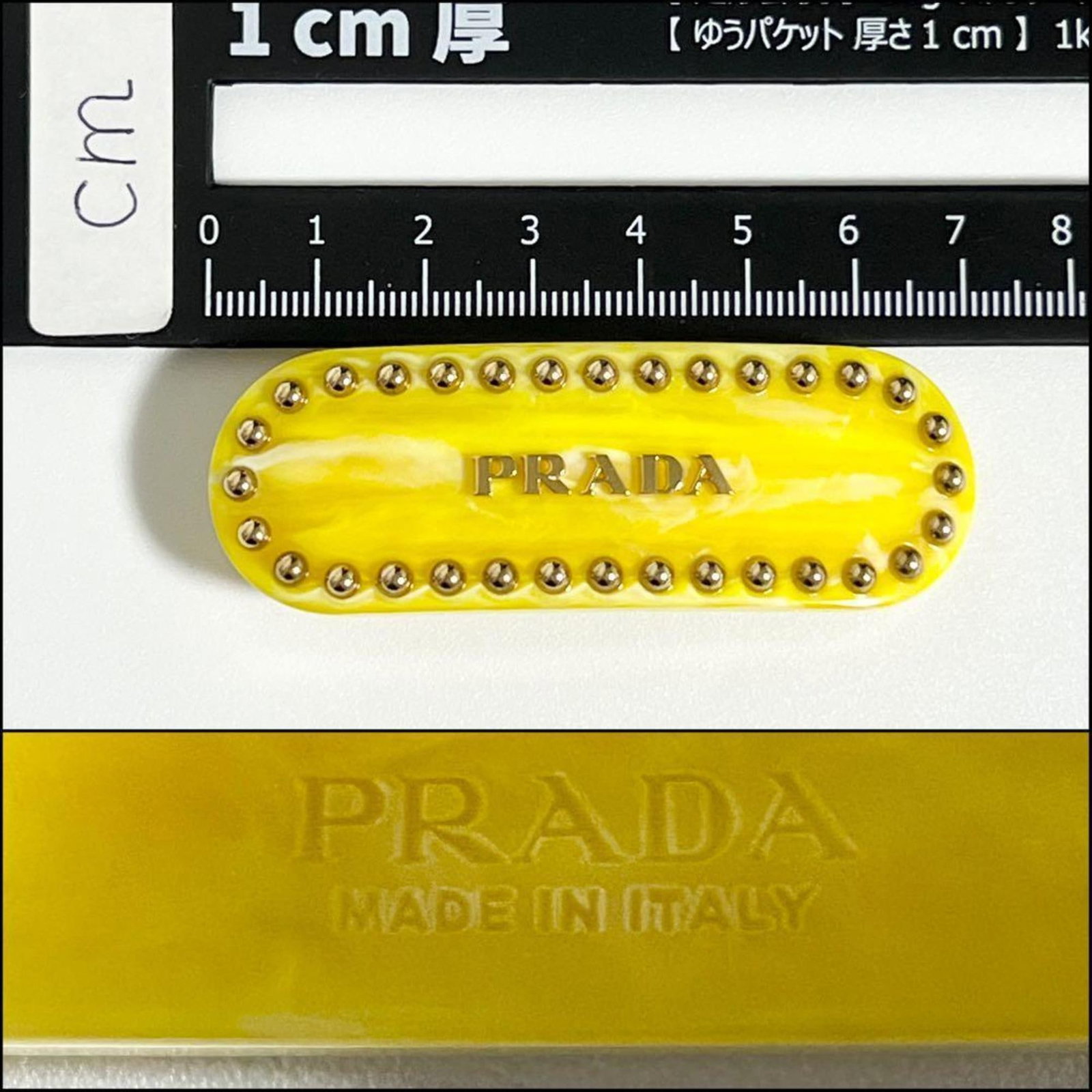 Prada Barrette Metal Plastic - 9