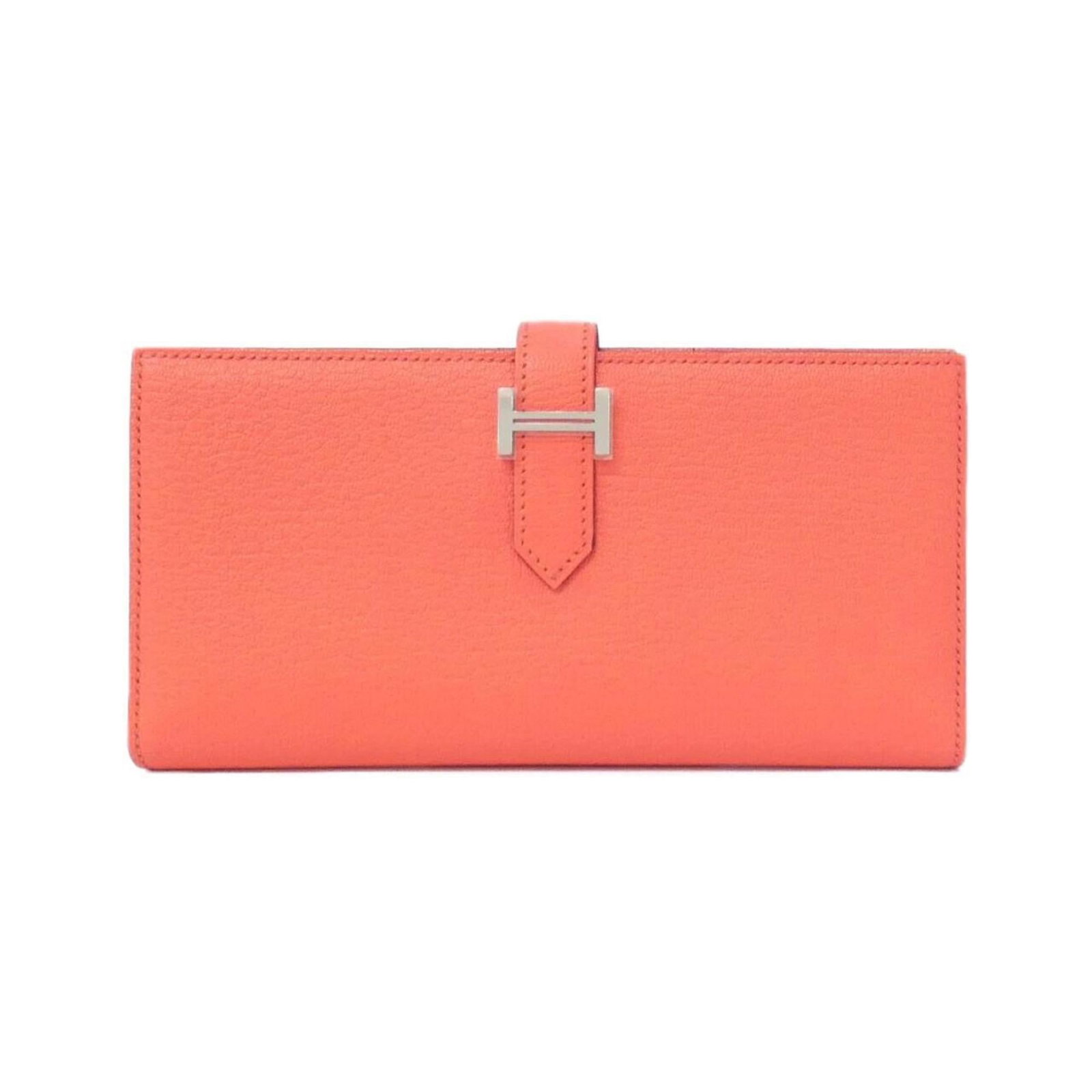Hermes Long Wallet (Bi-Fold) Chevre Leather (1 of 5)