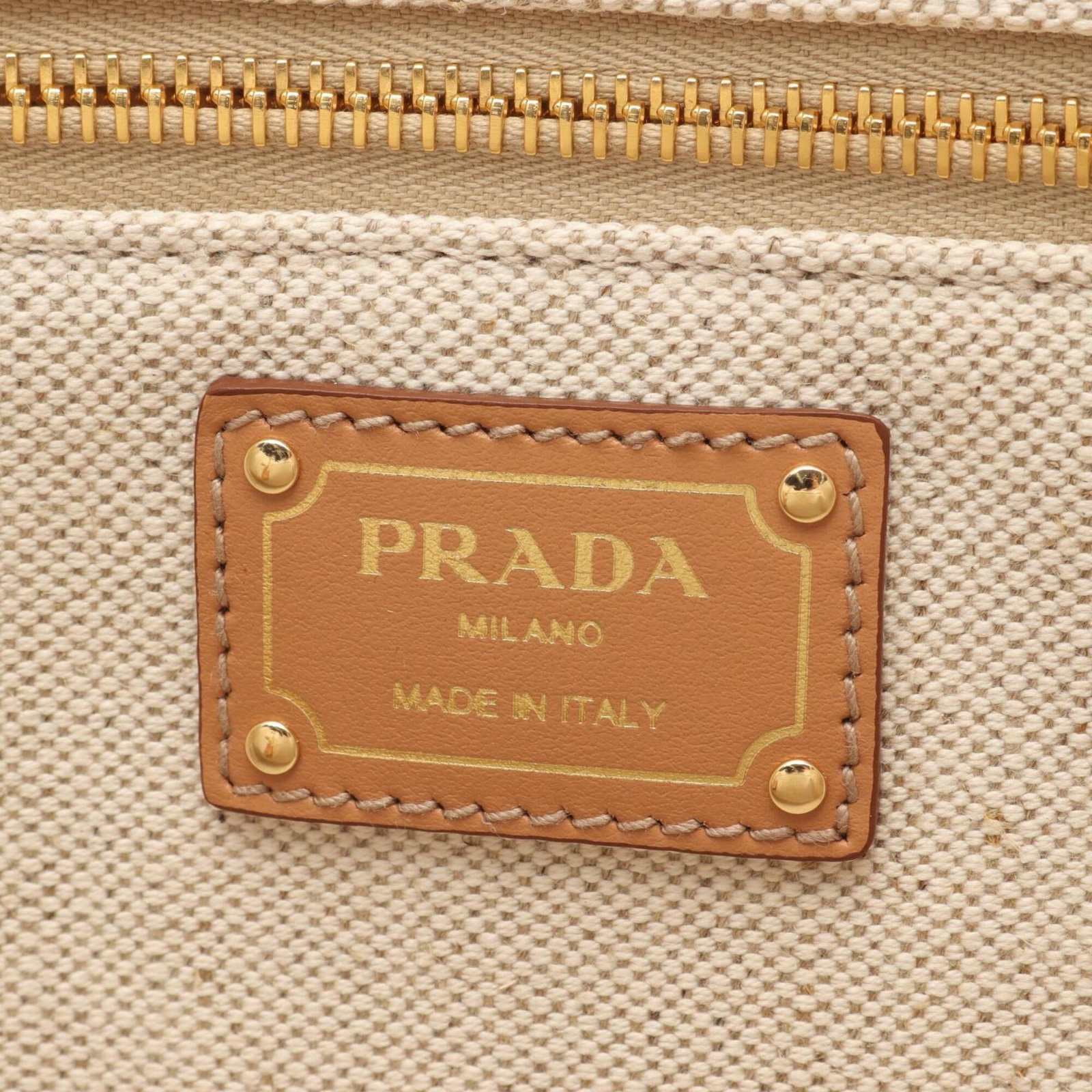 Canvas tote bag handbag Prada - 4