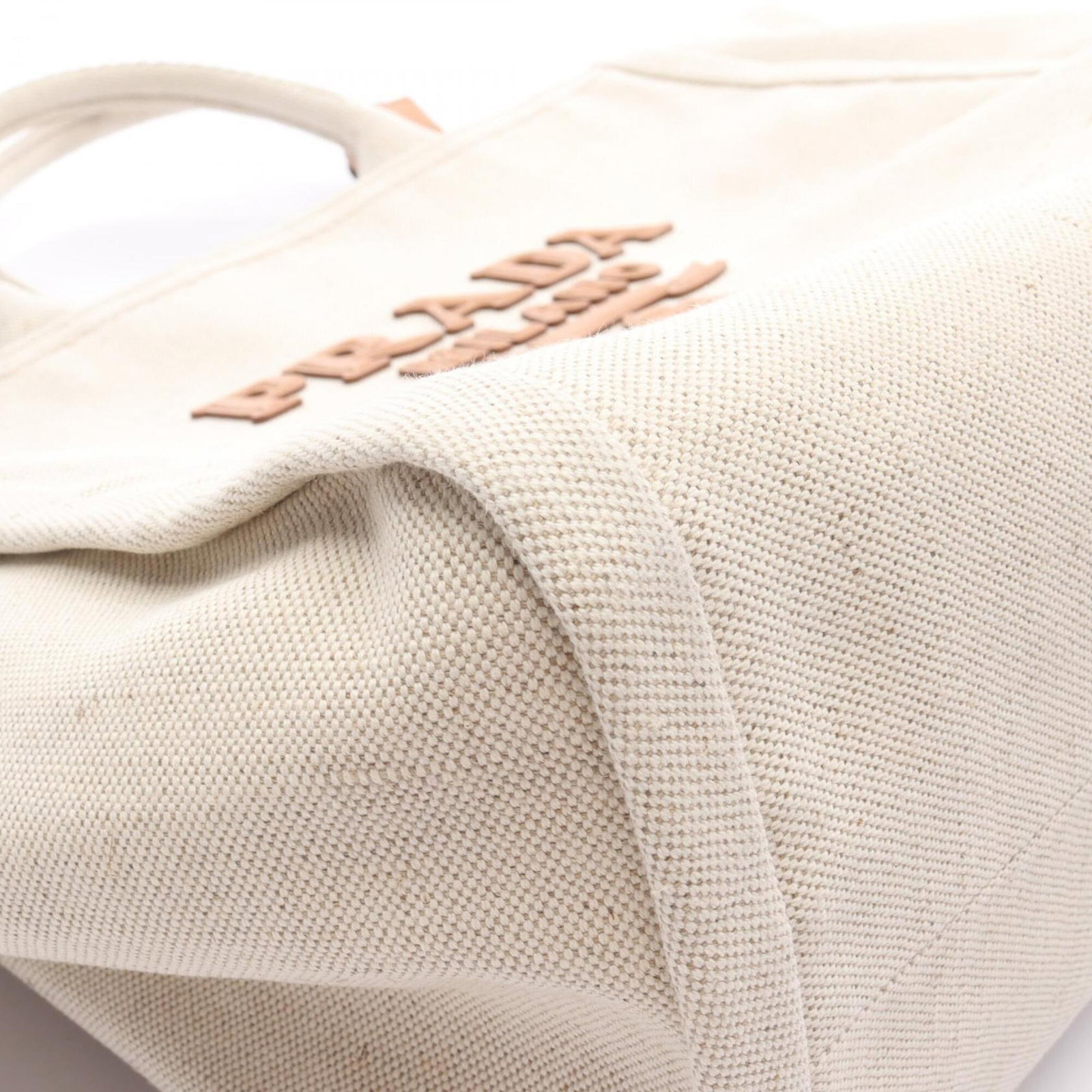 Canvas tote bag handbag Prada - 5