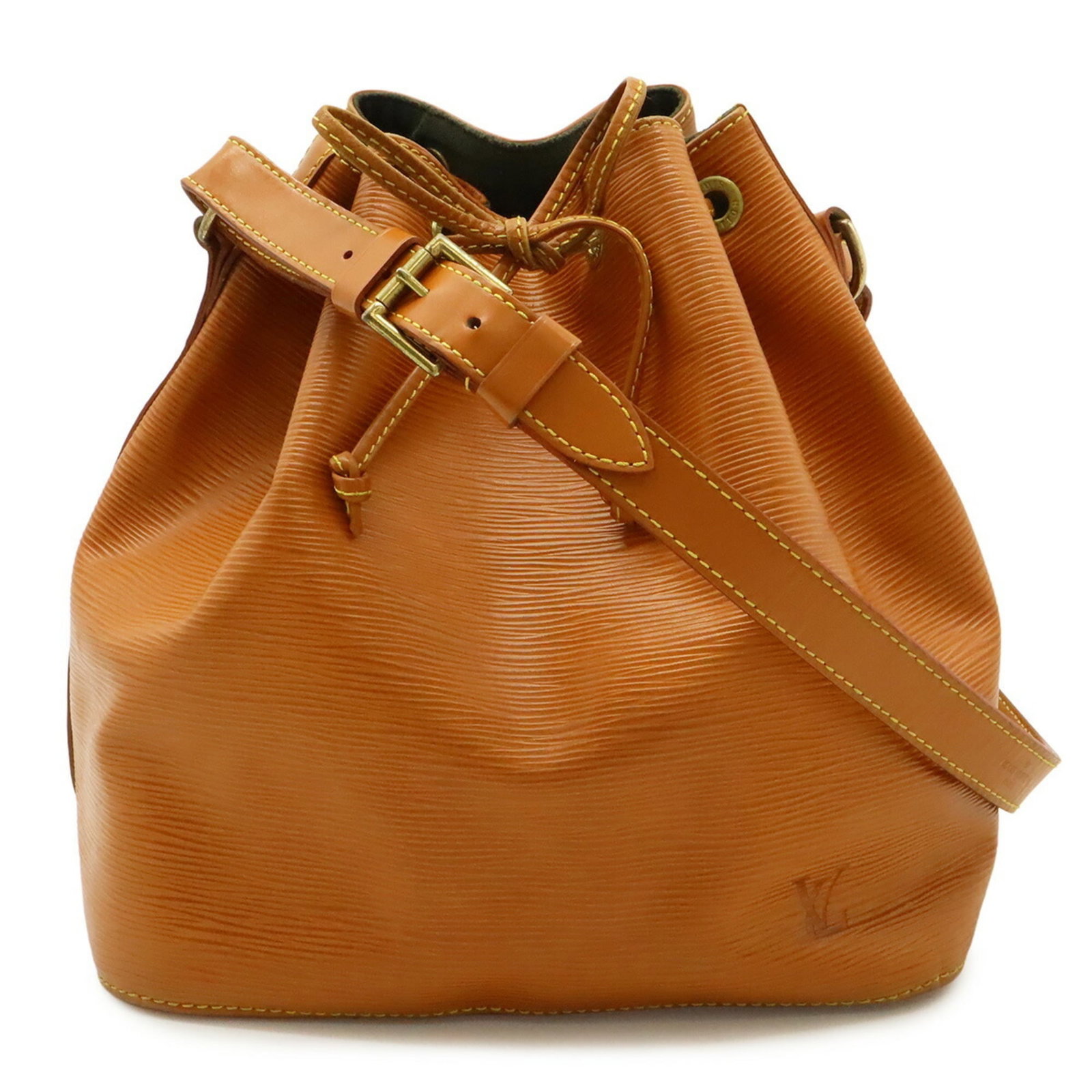 Louis Vuitton Shoulder Bag Epi Leather: Louis Vuitton Shoulder Bag Epi Leather The Louis Vuitton Shoulder Bag Epi Leather features iconic gold Cipango hardware, adding a touch of luxury to its sleek design. Made from high-quality Epi