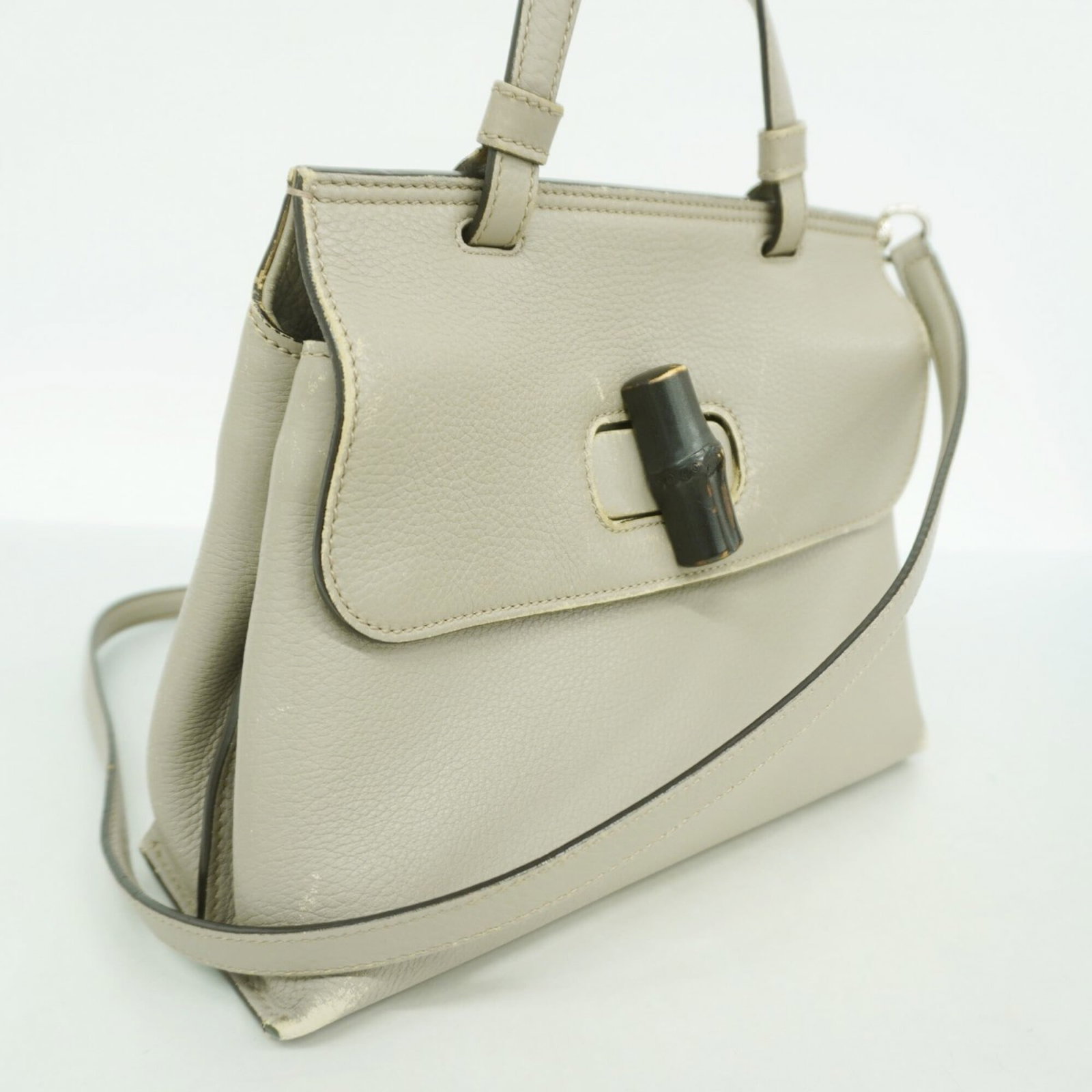 Handbag Leather Gucci - 2