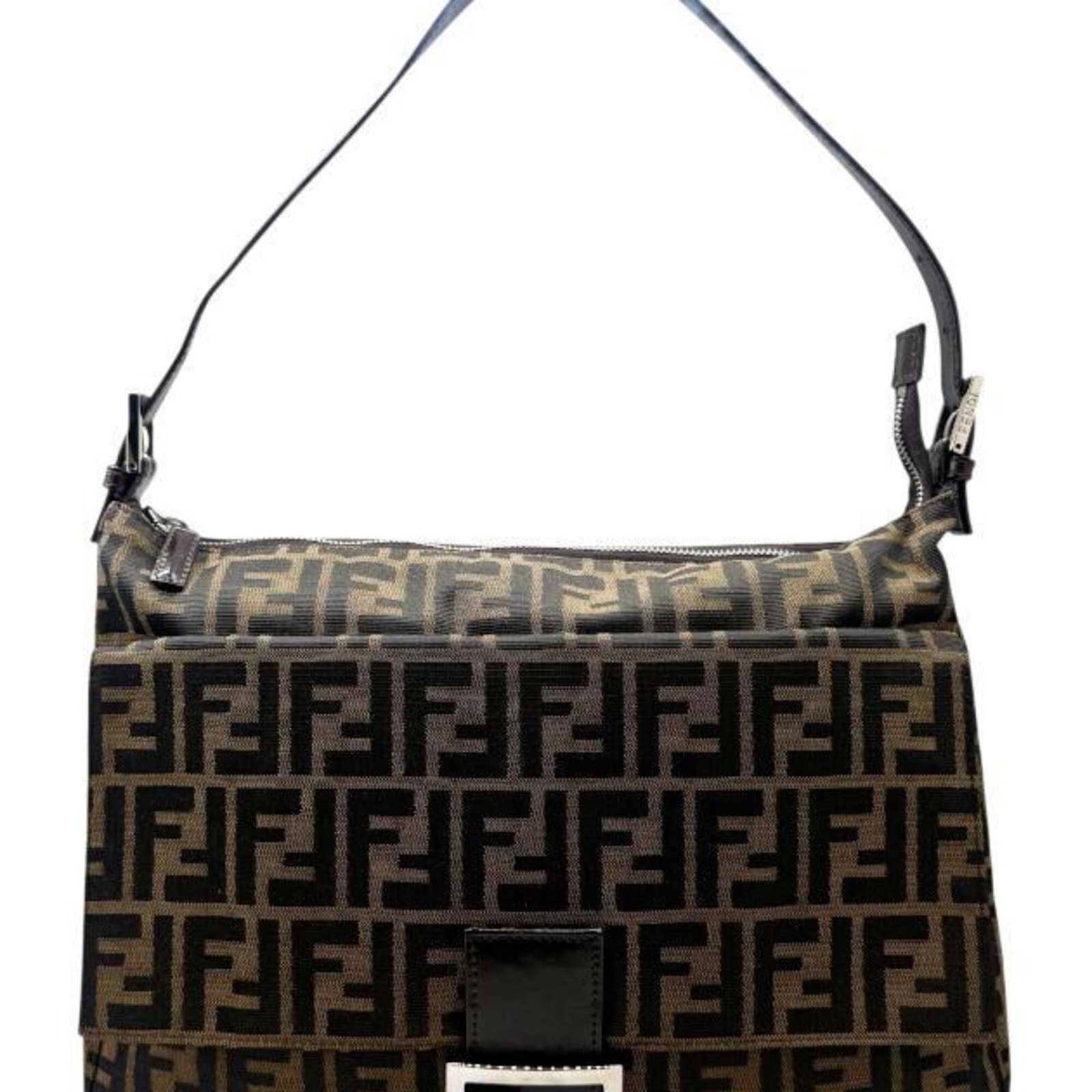 Handbag Canvas Leather Fendi (1 of 17)