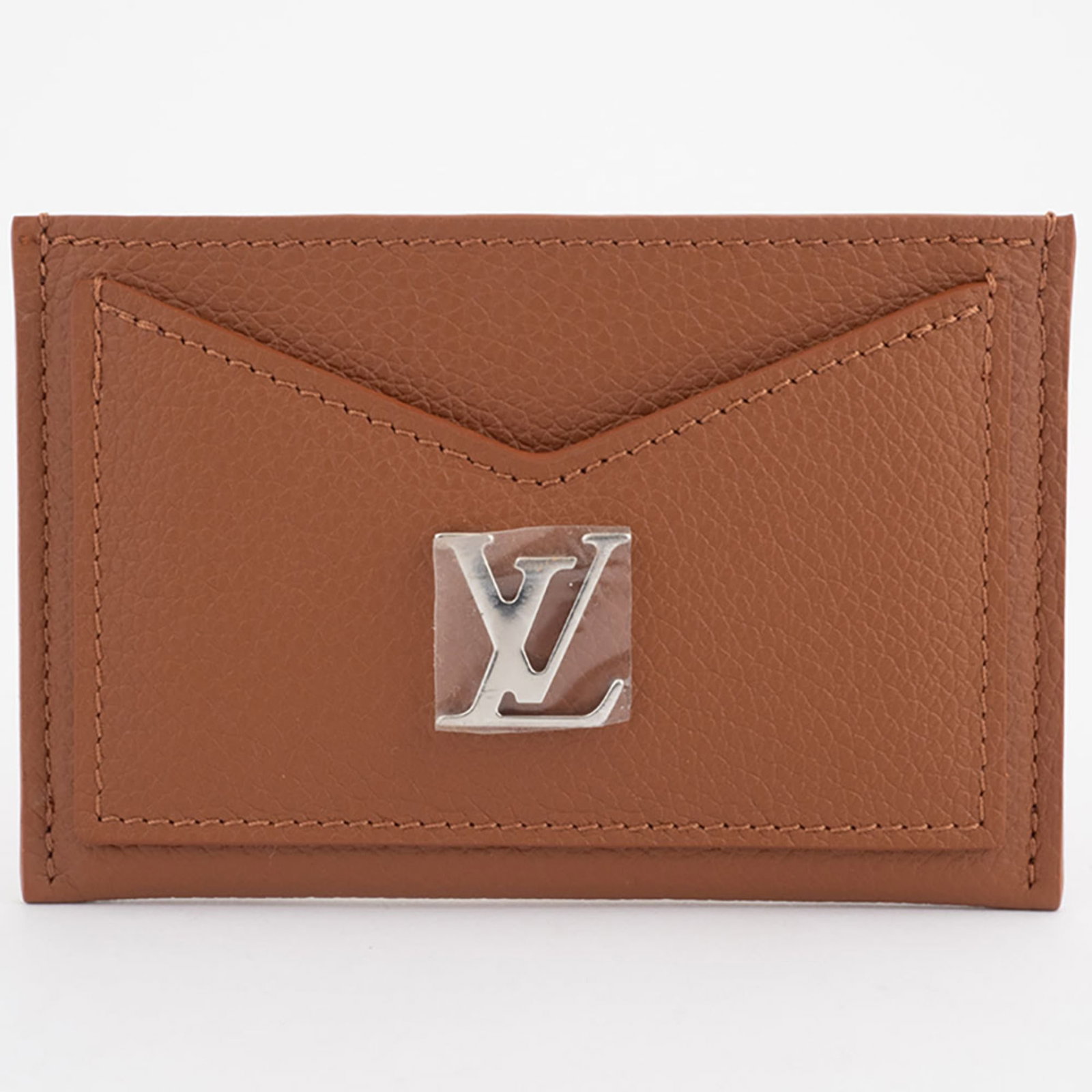 Louis Vuitton Card Case Leather: Louis Vuitton Card Case Leather Item Specifics: Brand: Louis Vuitton Type: Card Case Gender: Women,Men Color: Caramel Material: Leather Leather/Fur Type: Taurillon Leather Condition: Opened (never