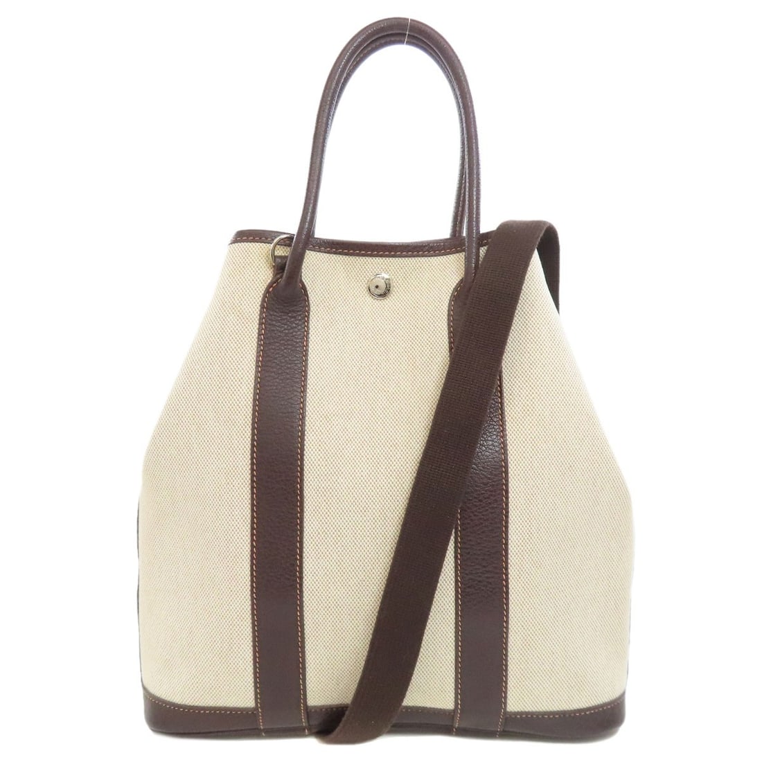 Hermes Garden File Silverhardware Handbag Tower Ash: Hermes Garden File Silverhardware Handbag Tower Ash Tower ash exterior gives this Herm?s Garden File handbag its distinctive look, while silver hardware adds a touch of elegance. The bag's style and