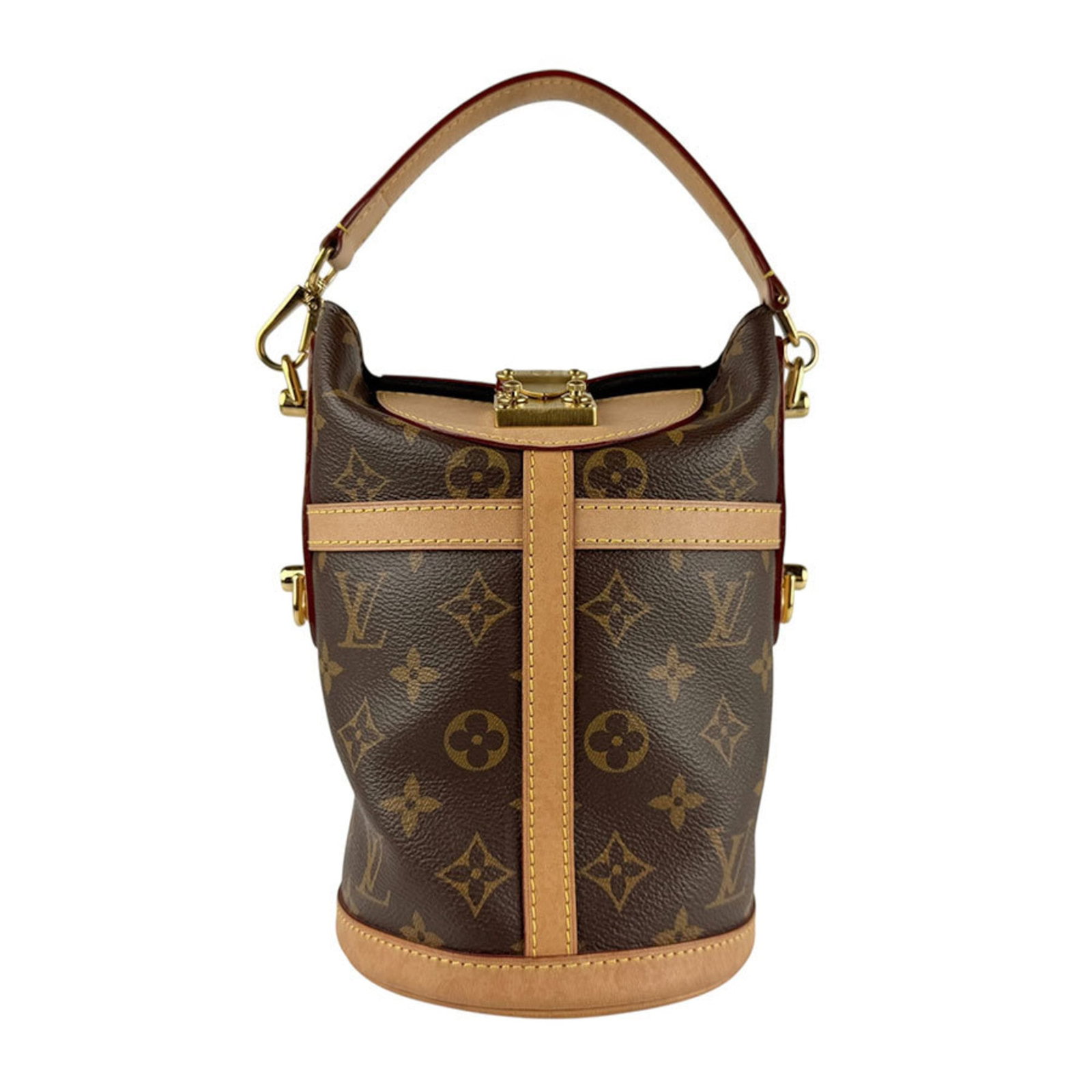 Louis Vuitton Handbag Monogram Canvas Shoulder: Louis Vuitton Handbag Monogram Canvas Shoulder Brown Monogram Canvas Shoulder Bag from Louis Vuitton, featuring the iconic monogram pattern. This pre-owned shoulder bag measures 22cm x 14cm x 14cm