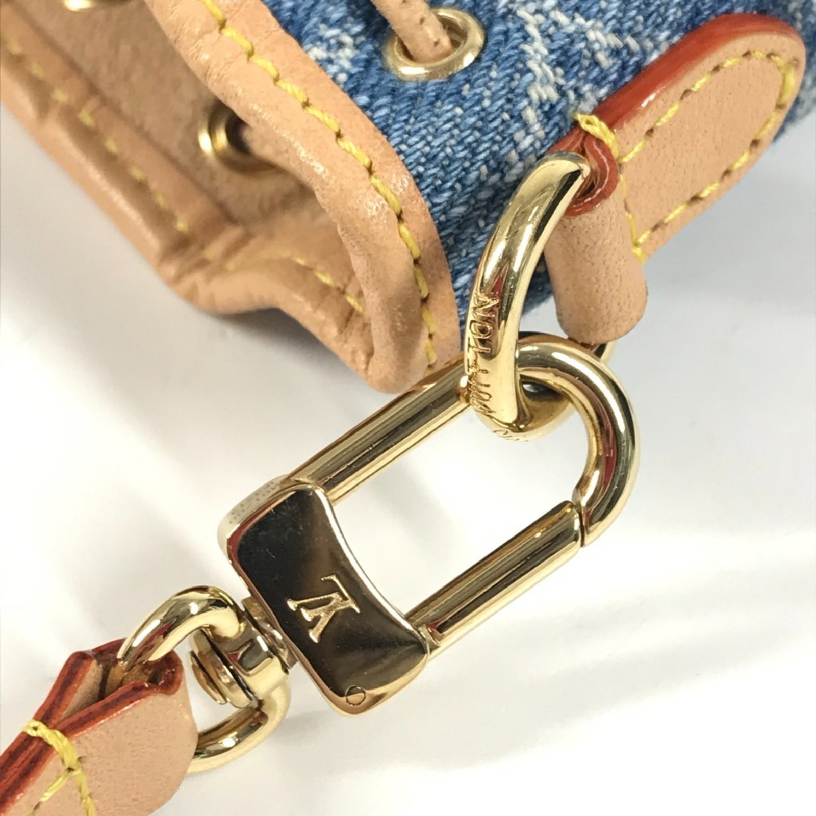 Keyring denim monogram Louis Vuitton - 10