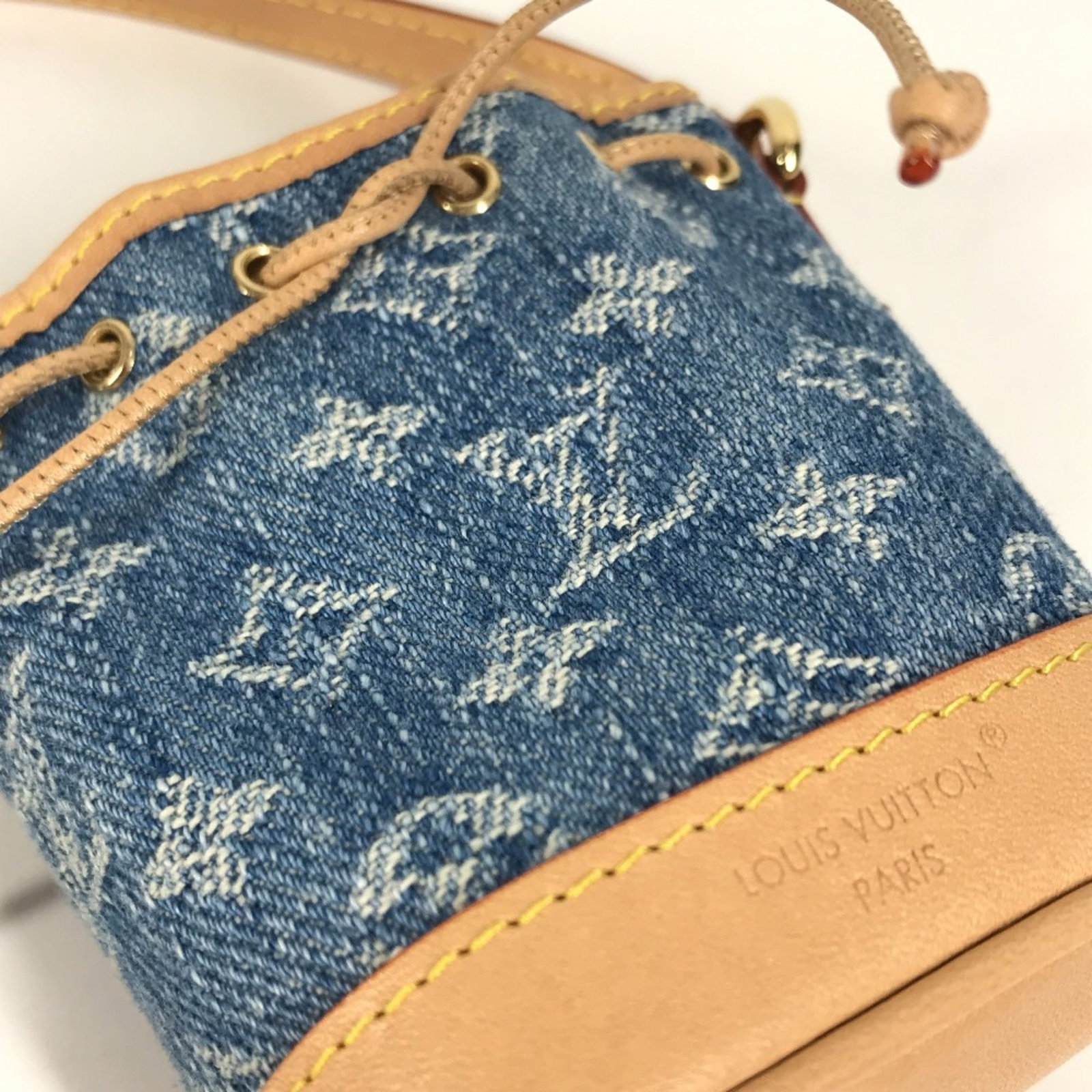 Keyring denim monogram Louis Vuitton - 14
