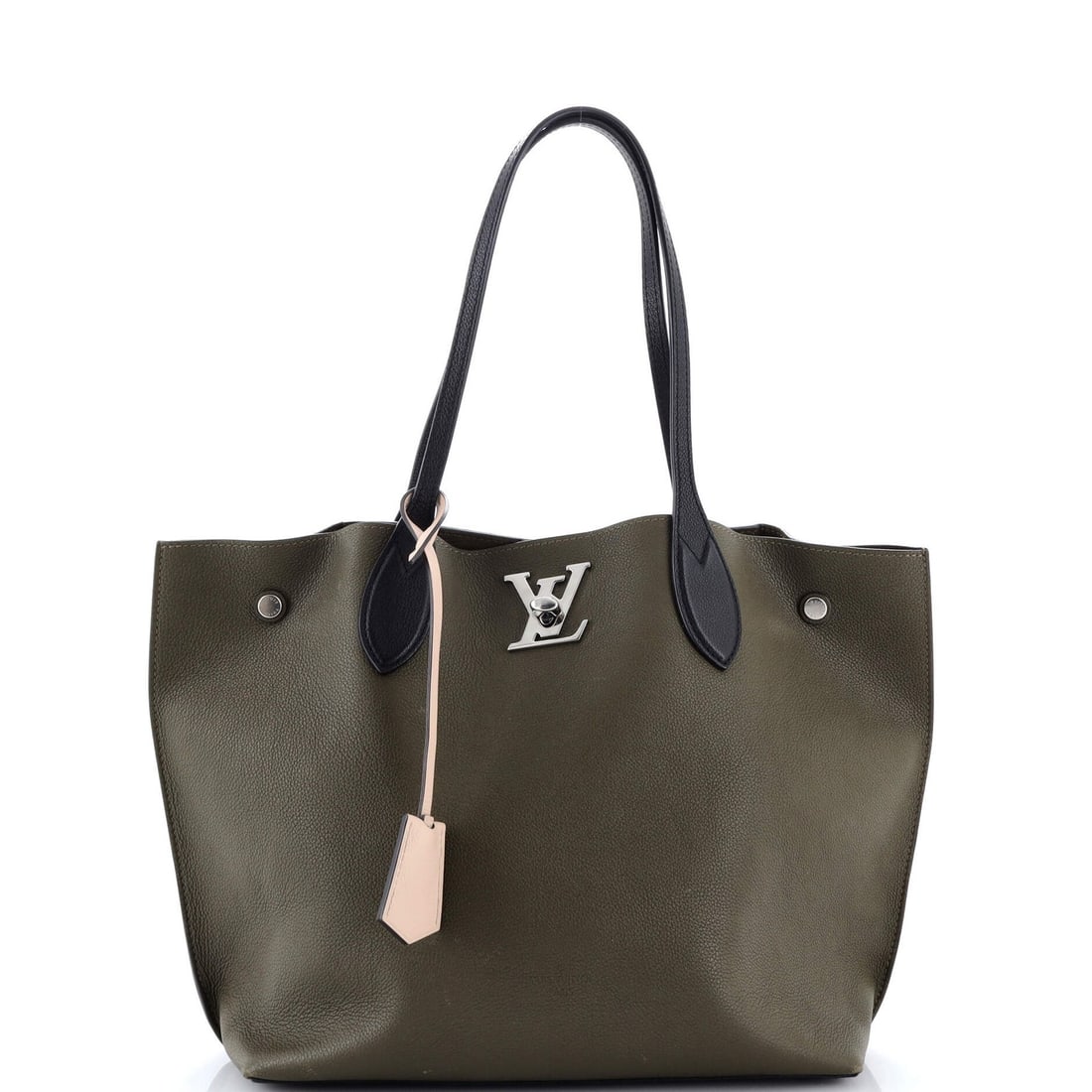 Louis Vuitton leather tote lockme (1 of 7)