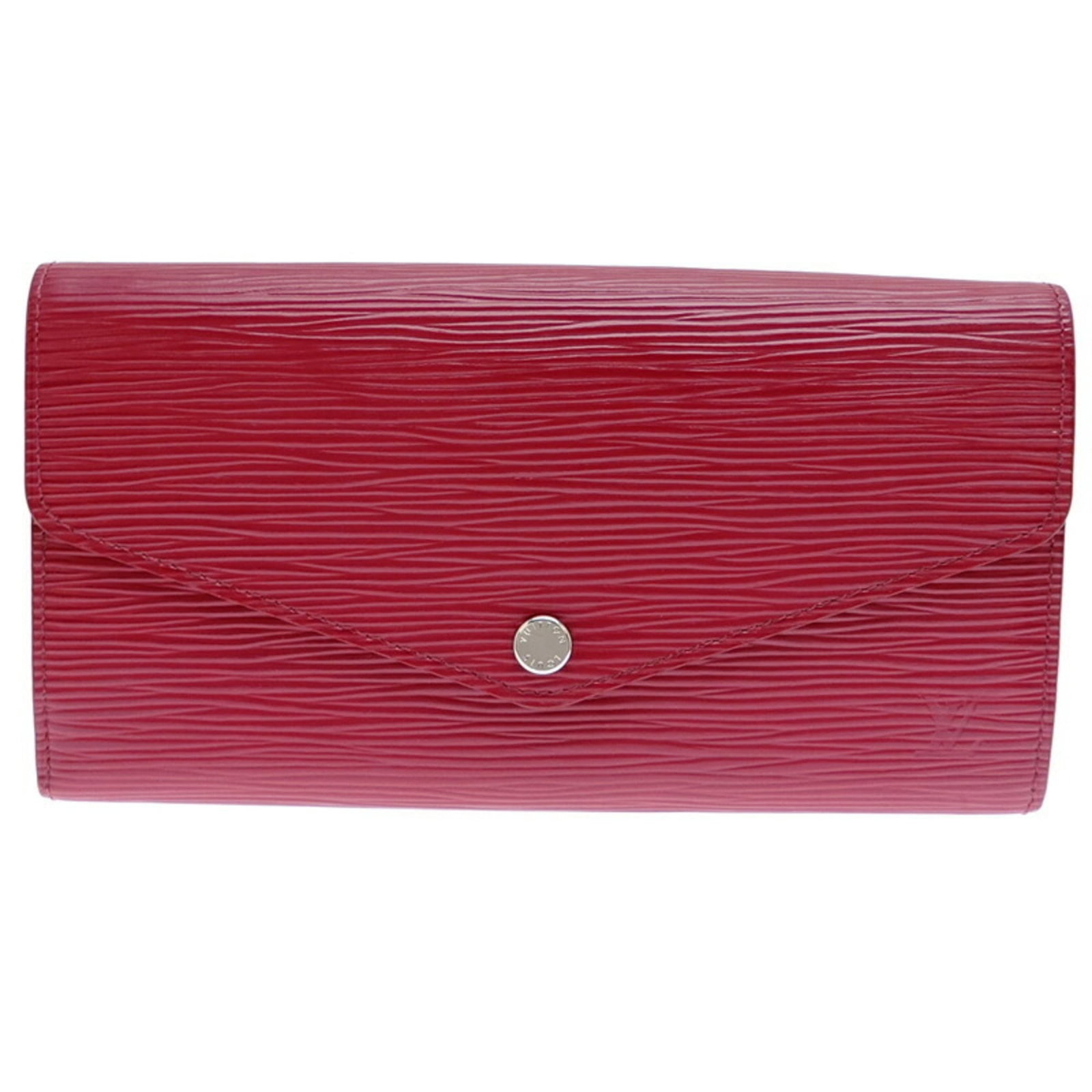 Vuitton Epi Leather Bi Fold Long Wallet: Vuitton Epi Leather Bi Fold Long Wallet Fuchsia Pink Epi Leather Bi Fold Long Wallet for Women. This Louis Vuitton long wallet features iconic Epi leather, with a bi-fold design and classic long