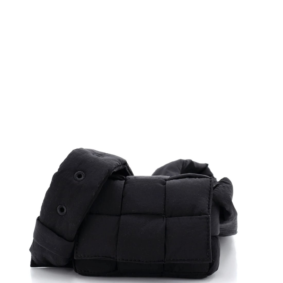 Cassette crossbody bag nylon intrecciato maxi bottega veneta mini: Cassette crossbody bag nylon intrecciato maxi bottega veneta mini Black Cassette Crossbody Bag with Intrecciato Nylon Exterior and Interior, Aged Silver Hardware. This Bottega Veneta Extra Mini Maxi C