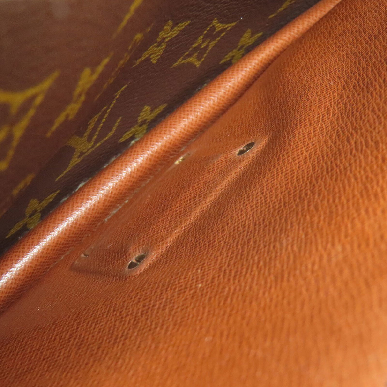Canvas monogram handbag Vuitton Louis - 12