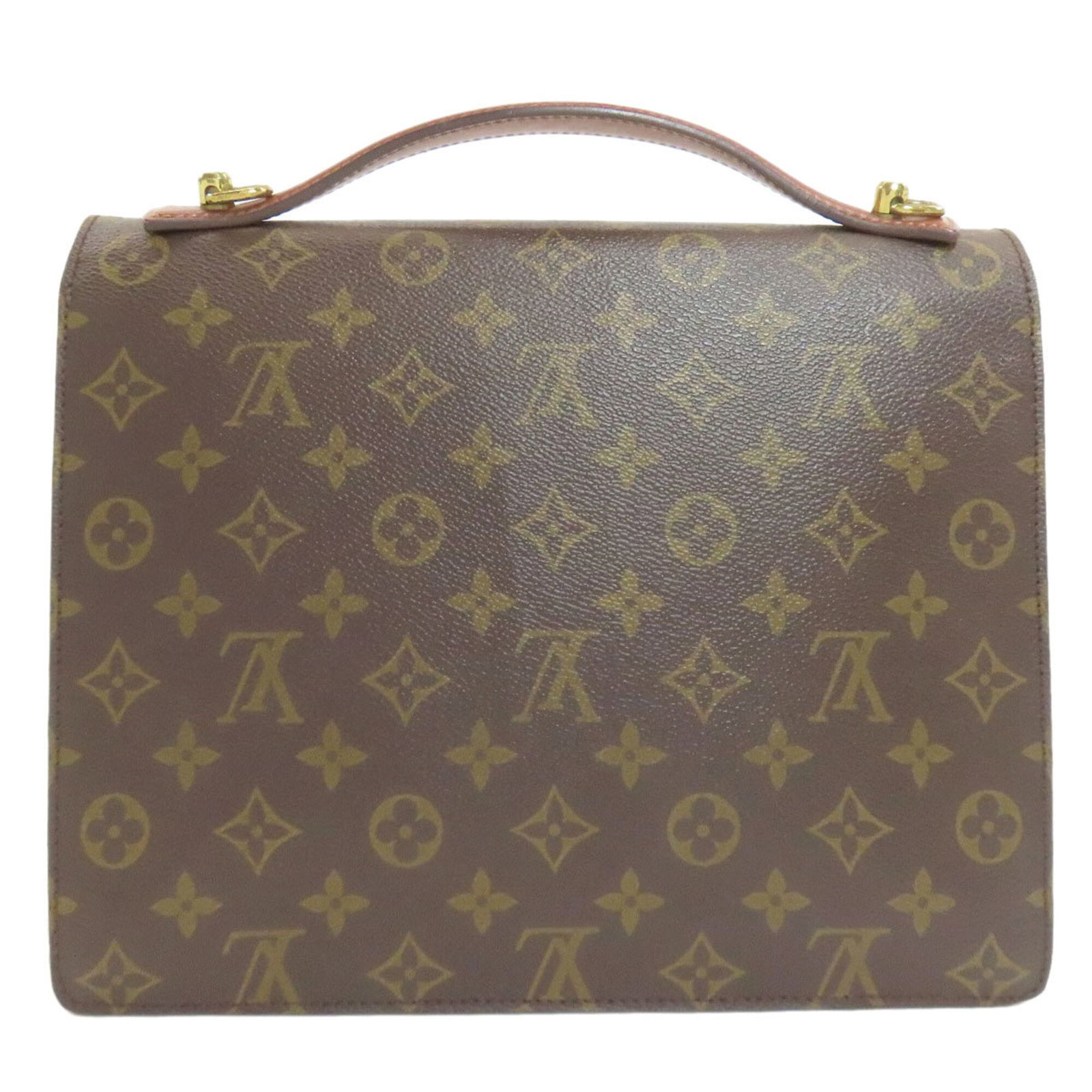 Canvas monogram handbag Vuitton Louis - 2