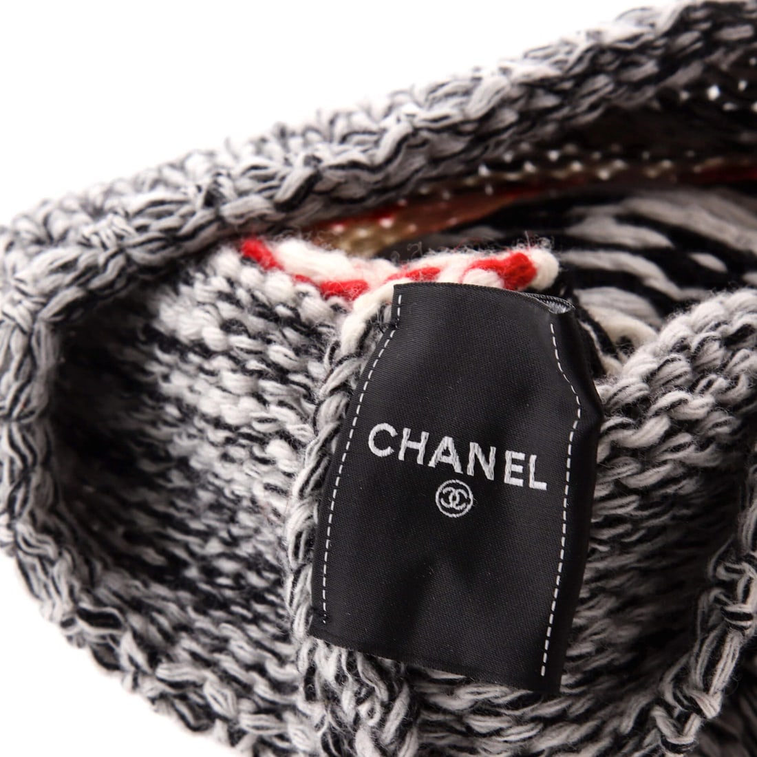 Shearling Wool Beanie Pom Chanel Multi - 5