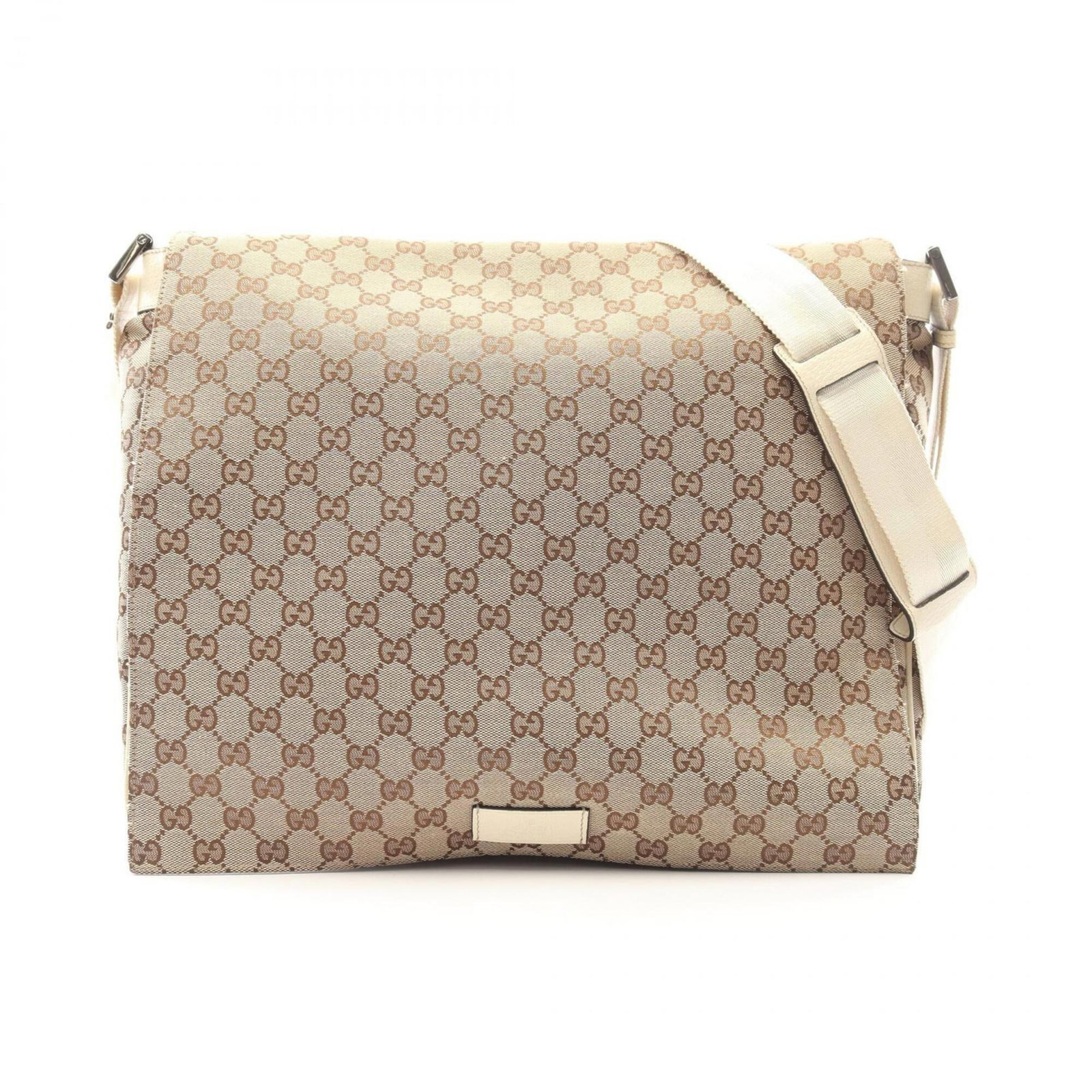Canvas Leather Gucci Bag Shoulder Handbag: Canvas Leather Gucci Bag Shoulder Handbag Canvas Leather Gucci Bag Shoulder Handbag - A Timeless Classic. This beige, ivory canvas and leather shoulder bag boasts a sleek design with clean lines and