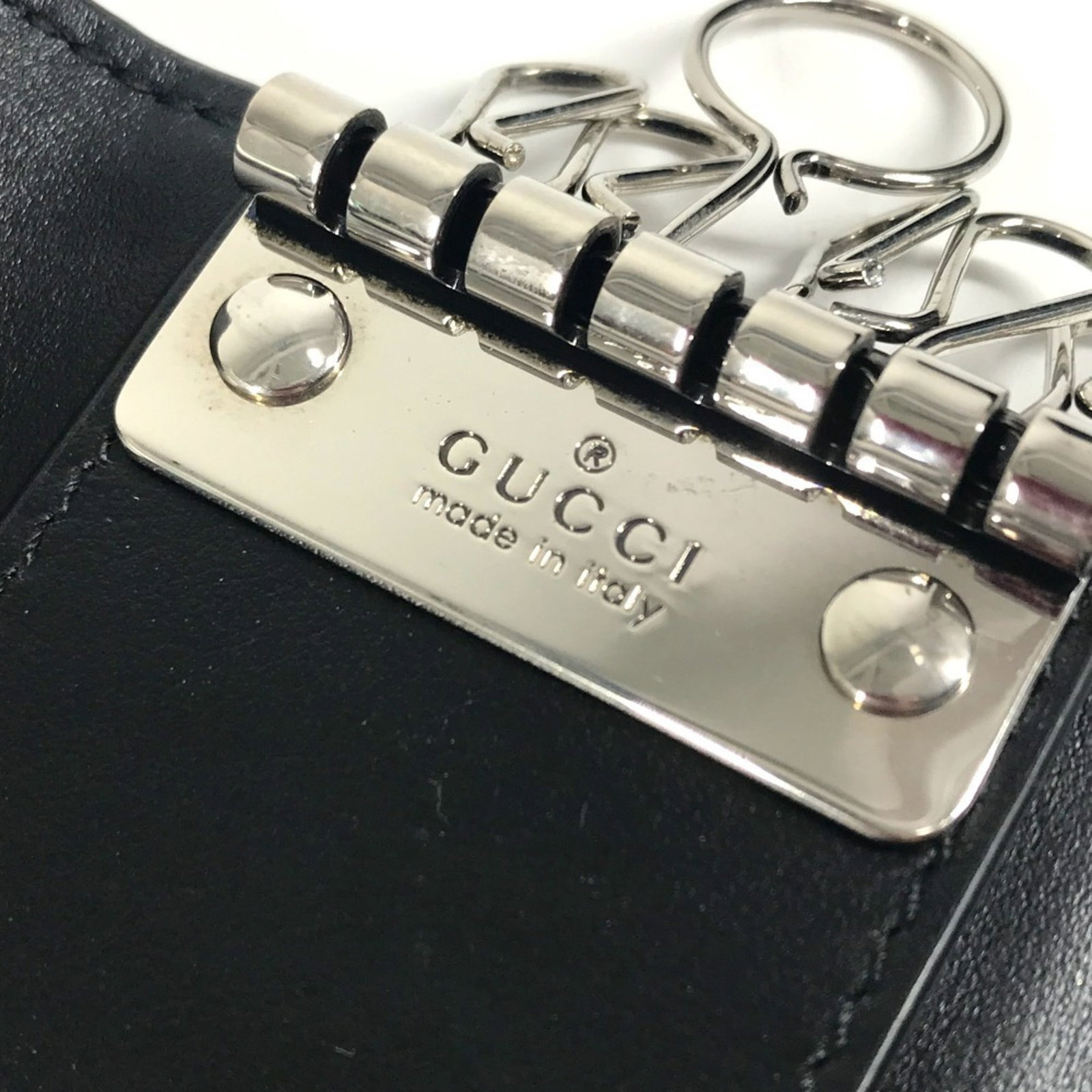 Keyring Leather Gucci - 11