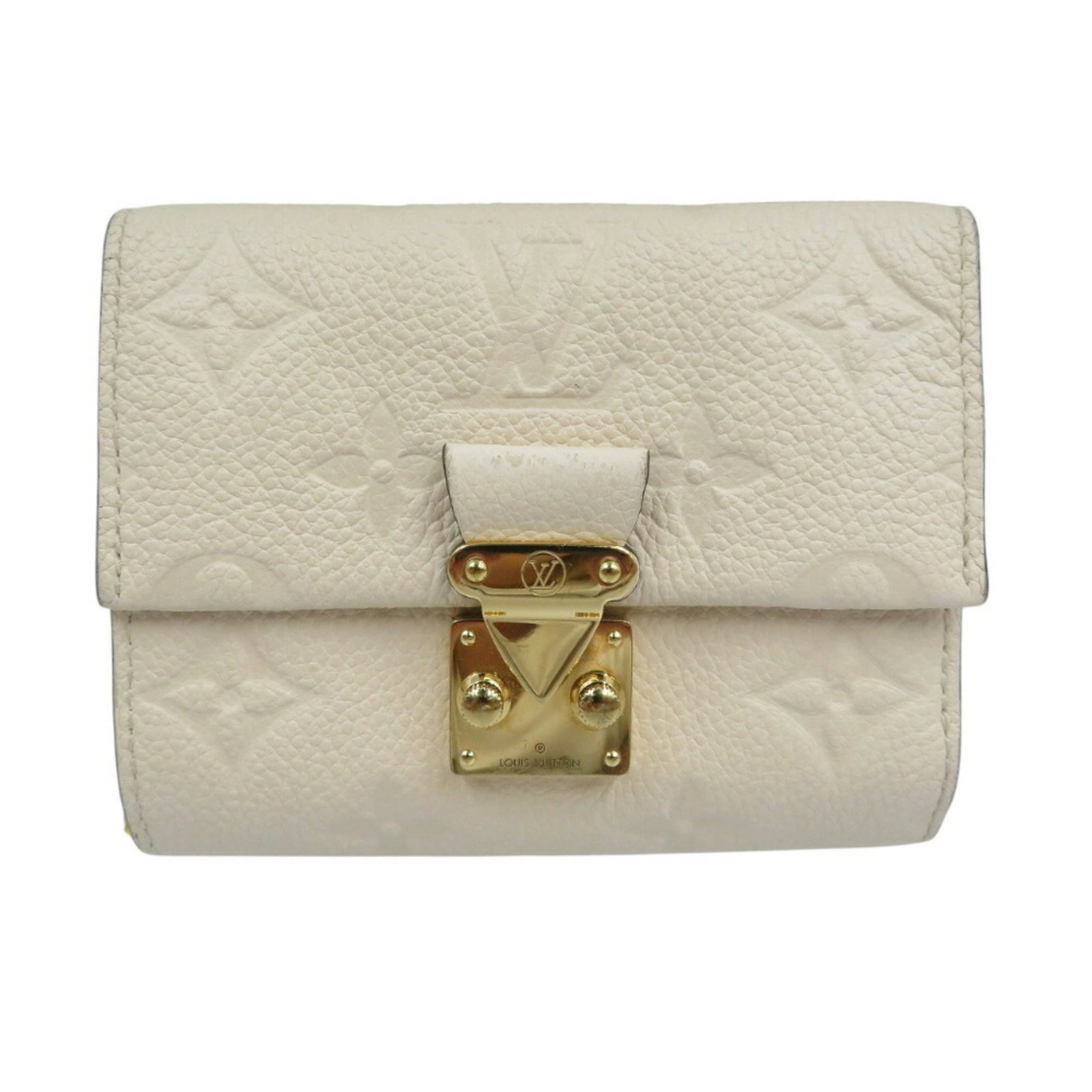 Monogram Empreinte Louis Vuitton Tri Fold Wallet: Monogram Empreinte Louis Vuitton Tri Fold Wallet Monogram Empreinte Louis Vuitton Tri Fold Wallet - A stylish and functional accessory with the iconic monogram pattern, featuring three folds for