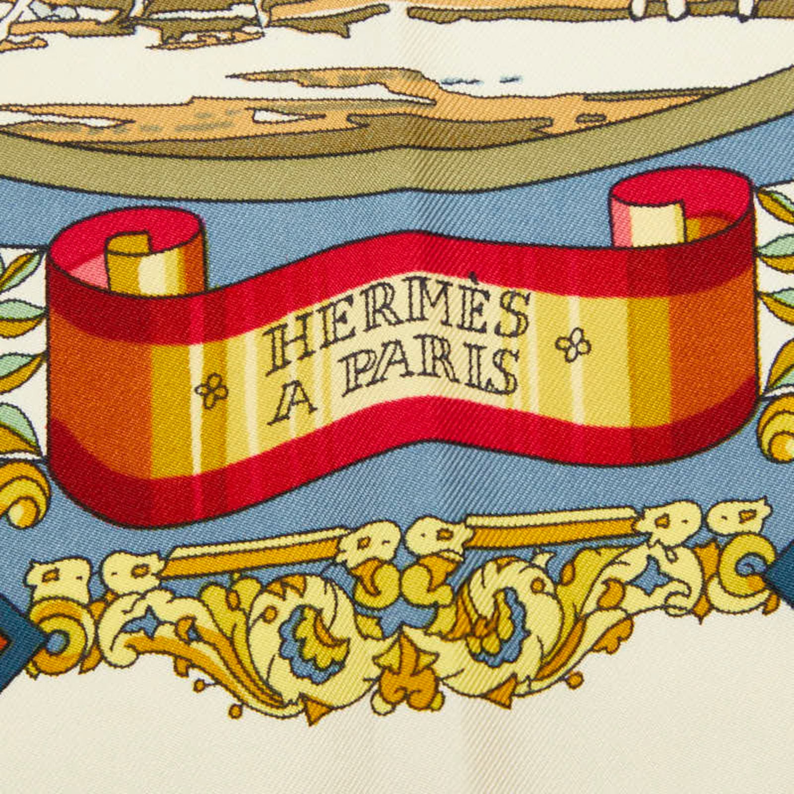Silk Hermes Scarf - 3