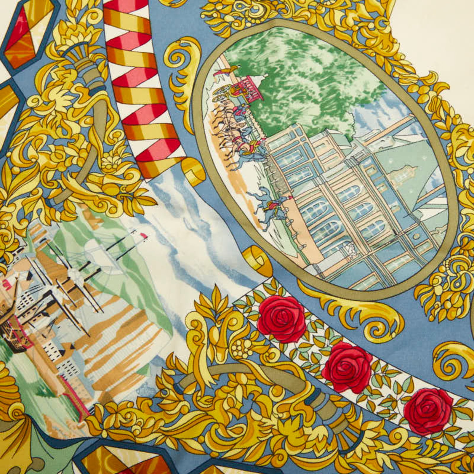 Silk Hermes Scarf - 4