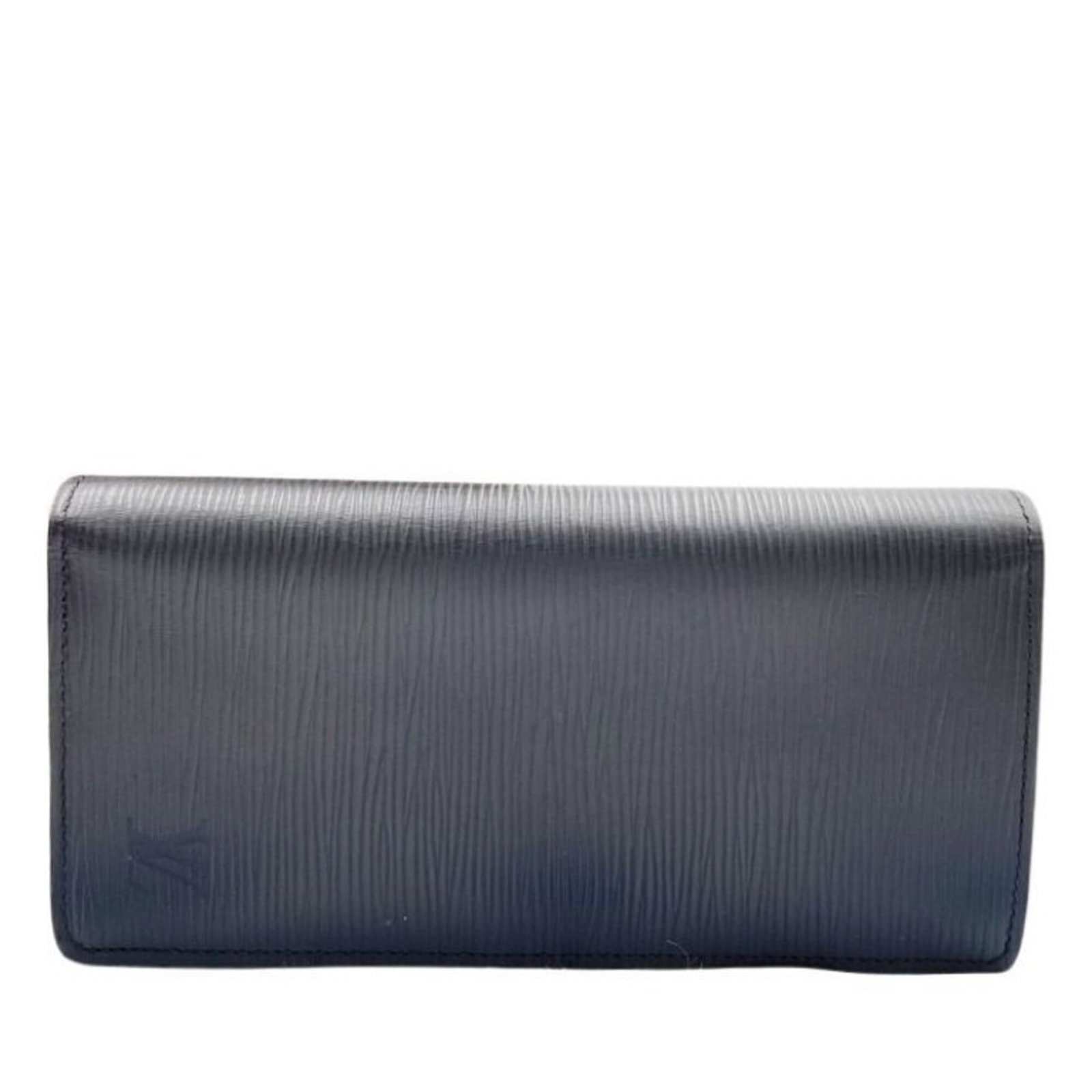 Vuitton Epi Leather Bi Fold Long Wallet: Vuitton Epi Leather Bi Fold Long Wallet The Louis Vuitton Epi Leather Bi Fold Long Wallet boasts sleek, sophisticated design with its classic black color and timeless bi-fold structure. Made from
