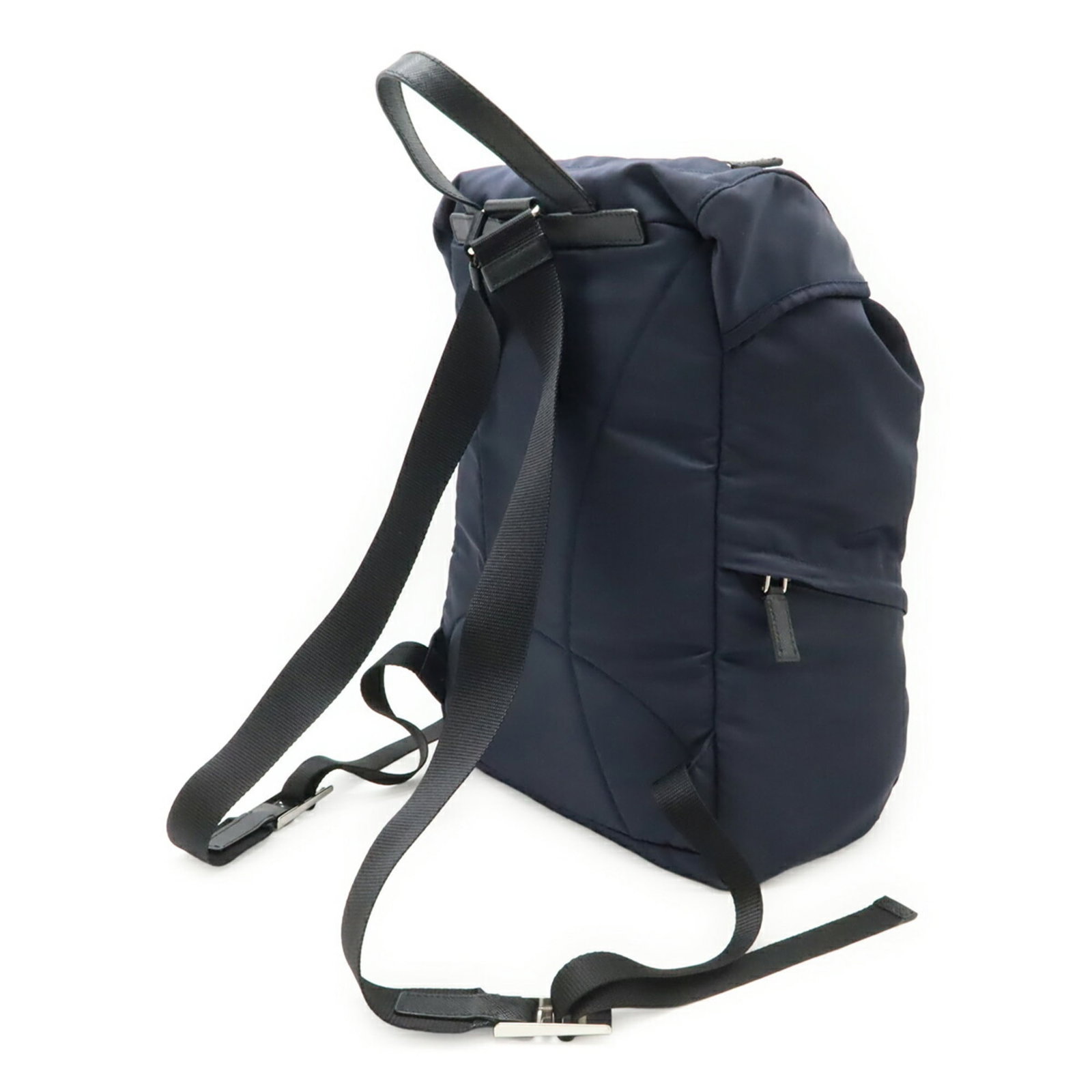 Nylon Leather Prada Backpack Bag Shoulder - 3