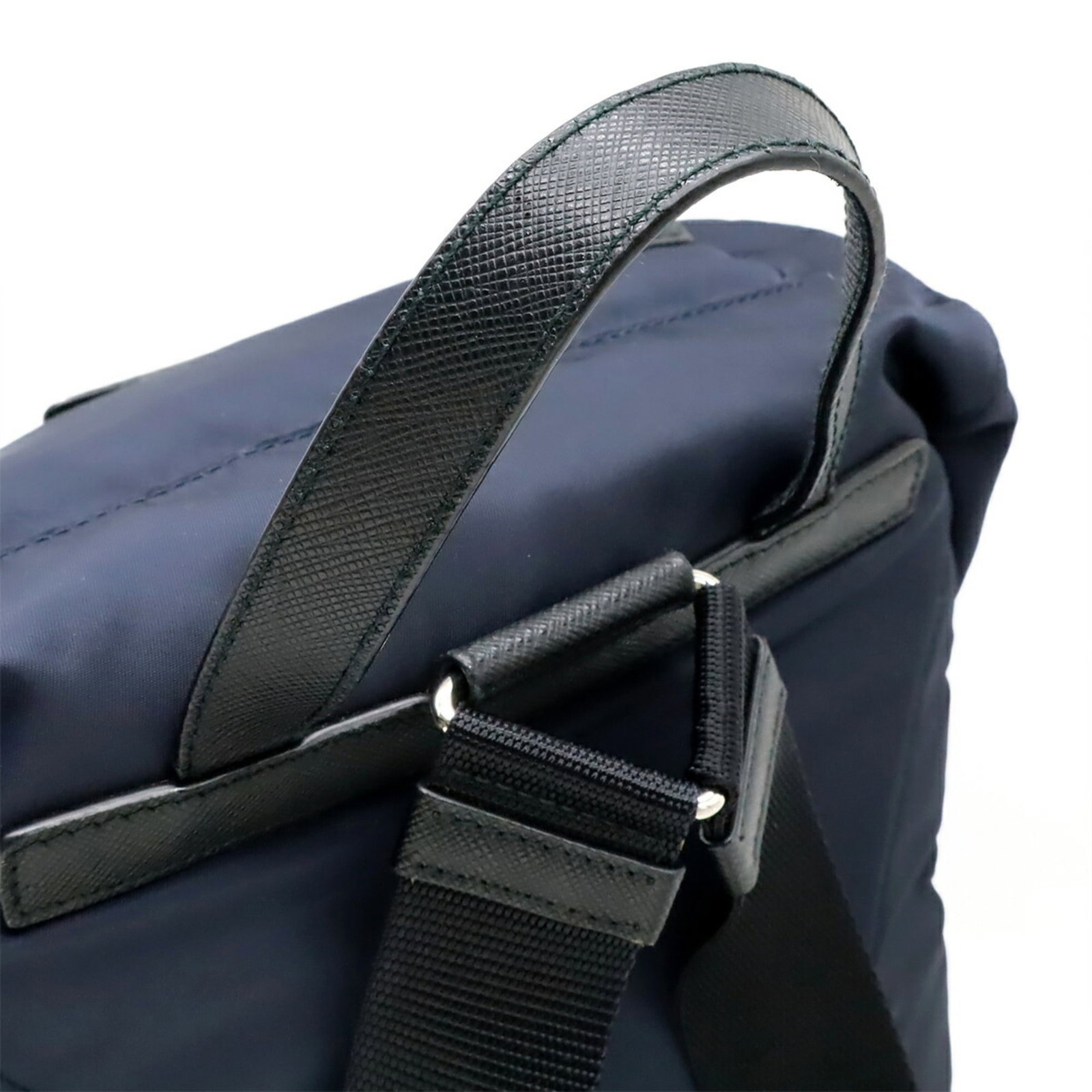 Nylon Leather Prada Backpack Bag Shoulder - 5