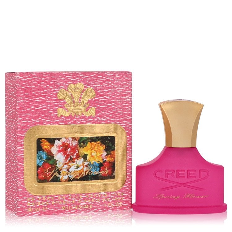 Spring Flower Perfume By Creed Millesime Eau De Parfum Spray: Spring Flower Perfume By Creed Millesime Eau De Parfum Spray 1 oz Creed Millesime Eau De Parfum Spray, featuring Spring Flower fragrance for Women. This perfume spray is made from 400 grams of