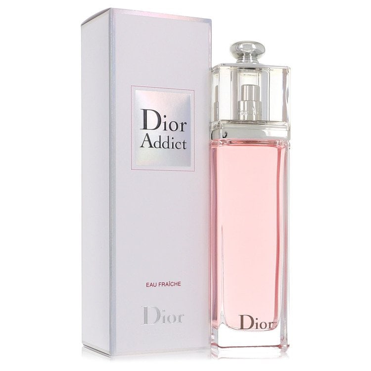 Dior Addict Perfume By Christian Dior Eau Fraiche Spray: Dior Addict Perfume By Christian Dior Eau Fraiche Spray 3.4 oz Eau Fraiche Spray, 500g, Christian Dior's iconic perfume for women, bearing the signature of the renowned fashion house. This fragrance i