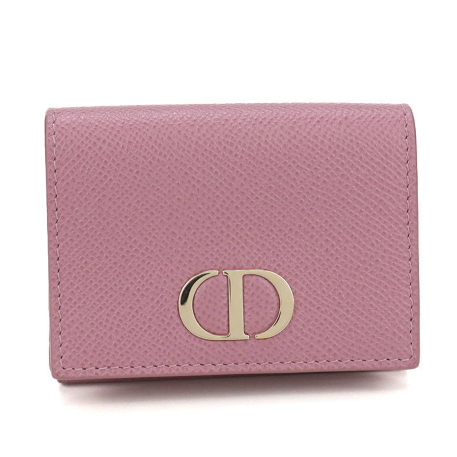 Dior Wallet Leather Tri Fold Christian: Dior Wallet Leather Tri Fold Christian Tri-fold wallet in pink leather from Christian Dior, measuring 7cm x 9.5cm x 3.5cm. This mint condition, like new item has been opened but never used. In