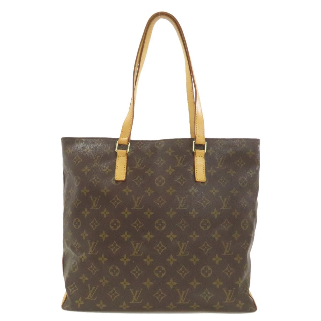 Cabas Bag Monogram Mezzo Louis Vuitton M51151: Cabas Bag Monogram Mezzo Louis Vuitton M51151 Monogram canvas exterior in brown, the iconic Cabas bag from LOUIS VUITTON features a timeless design with a classic tote style. The M51151 model boasts
