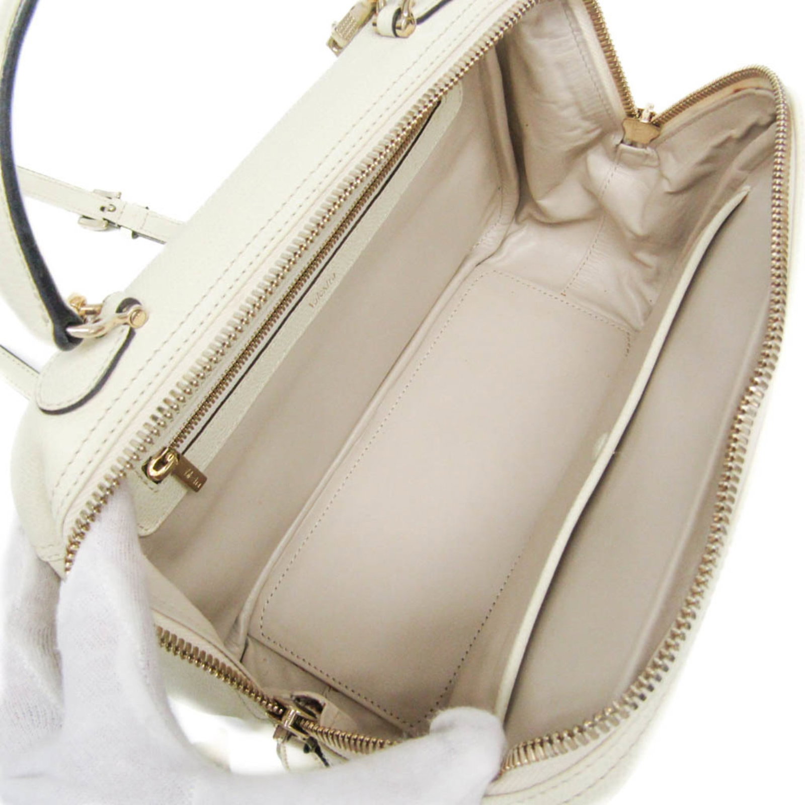 Valextra Leather Shoulder Bag - 3